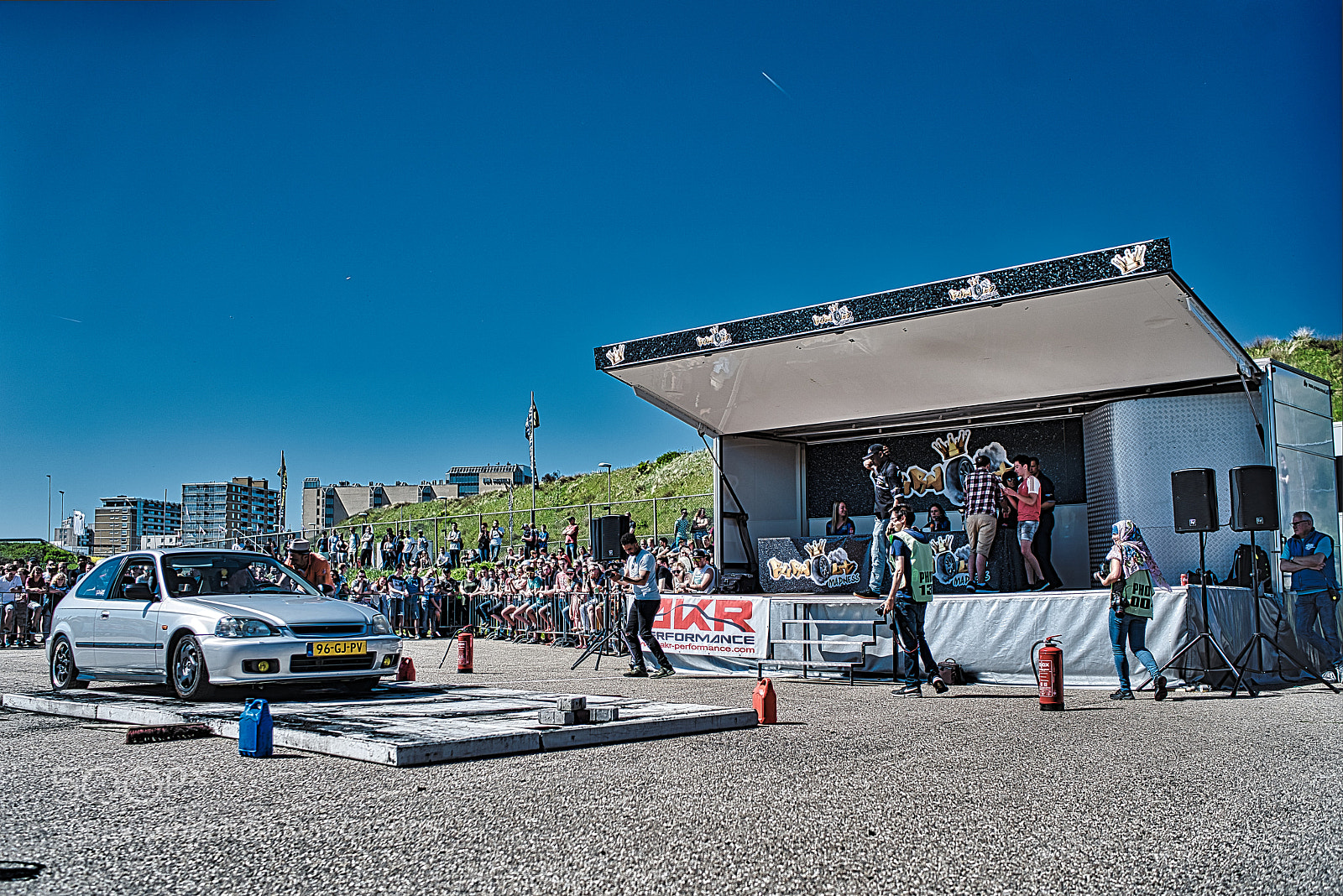 Sony a7R III sample photo. Burn-out 01. japfest circuit photography