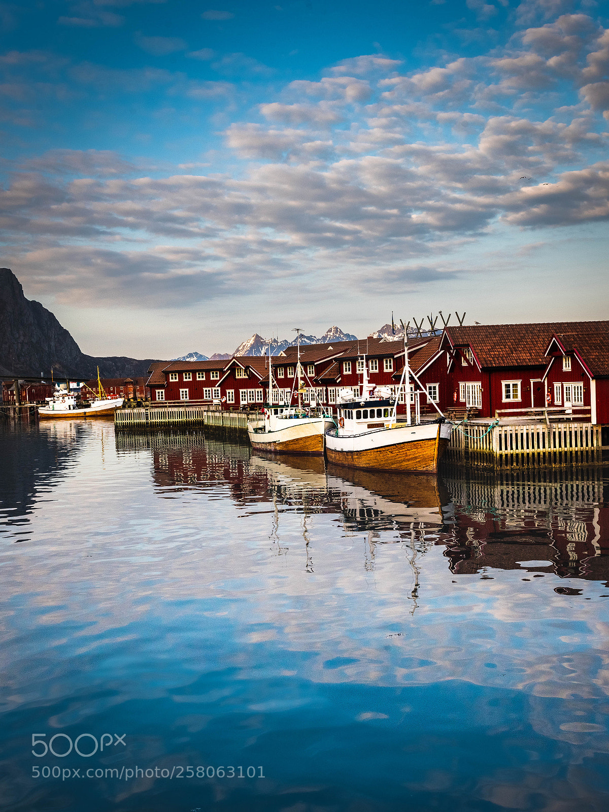 Nikon D750 sample photo. Lofoten islands harbour photography