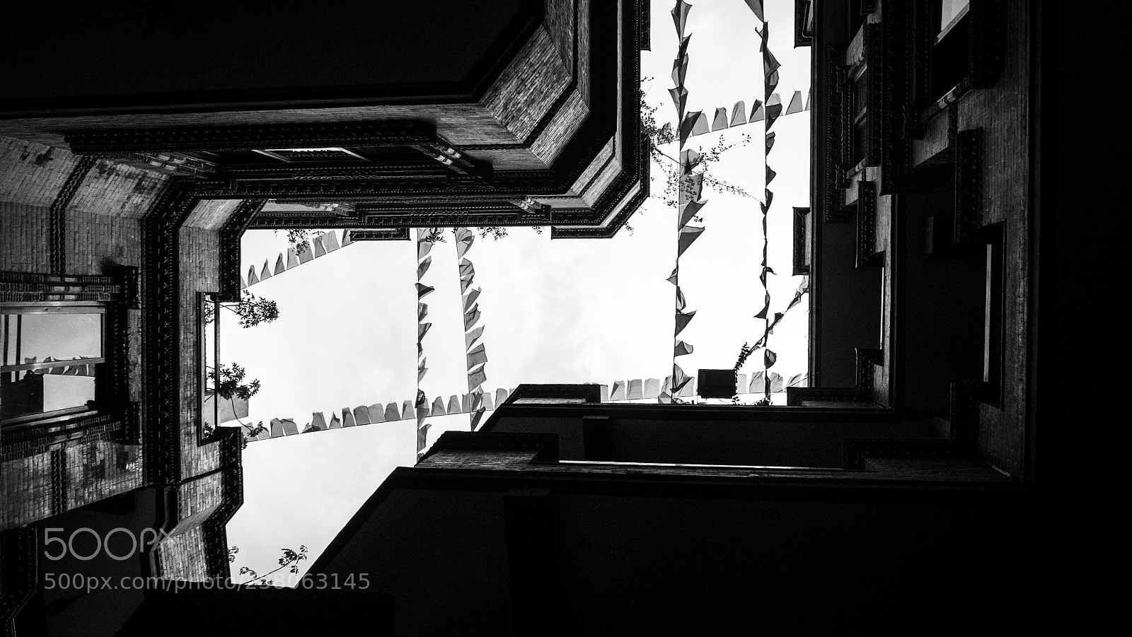 Panasonic Lumix DMC-G7 sample photo. Flags in black and photography