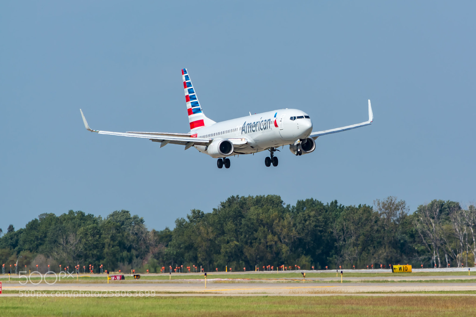 Nikon D7100 sample photo. American airlines boeing 737-823 photography