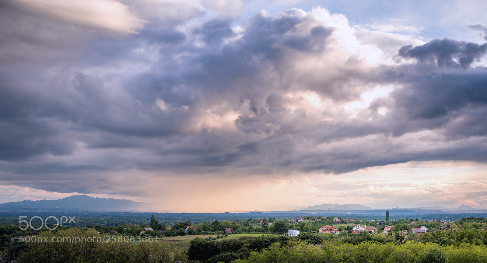 Nikon D750 sample photo. Rain cloud photography