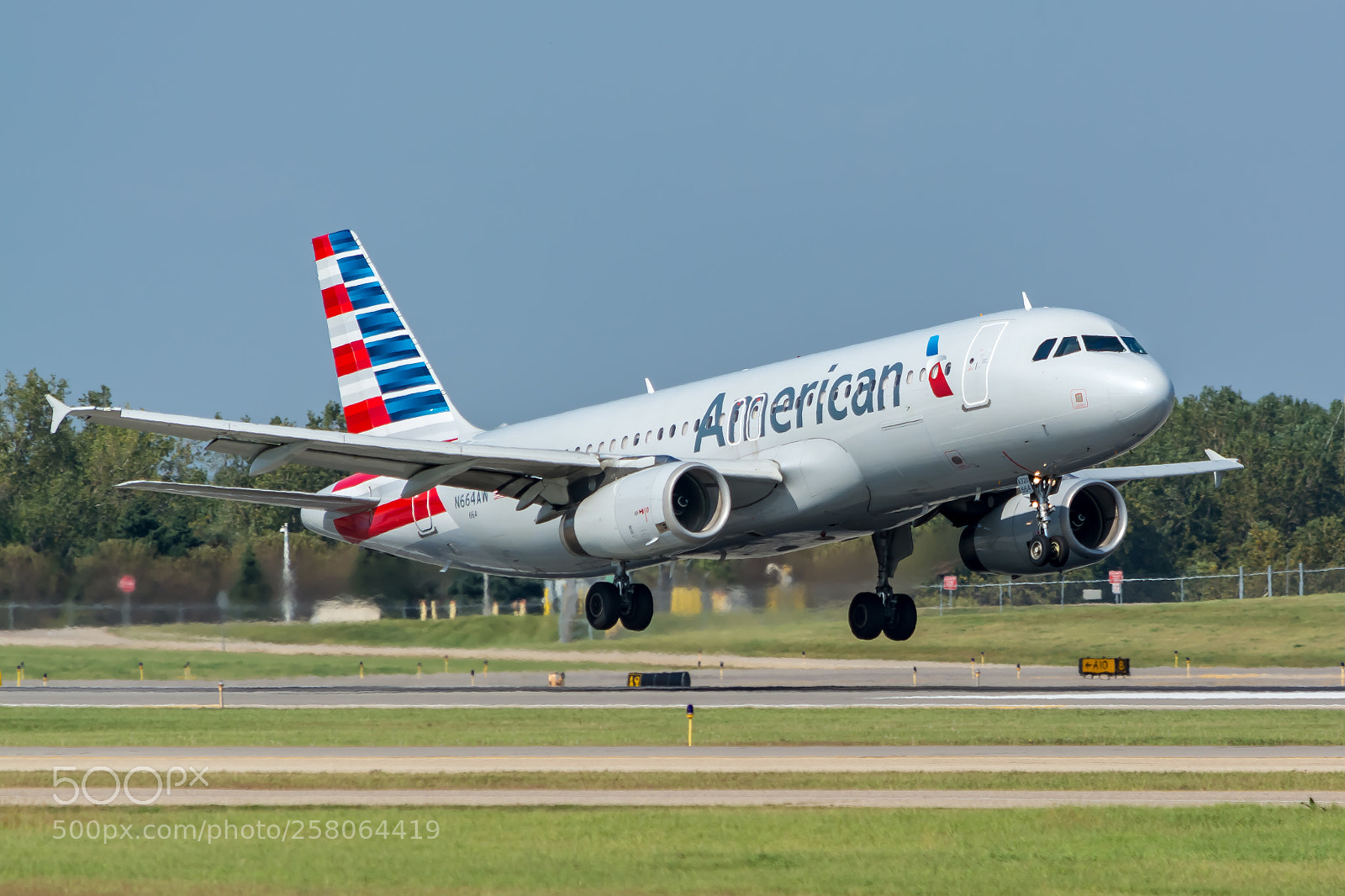 Nikon D7100 sample photo. American airlines airbus a320-232 photography