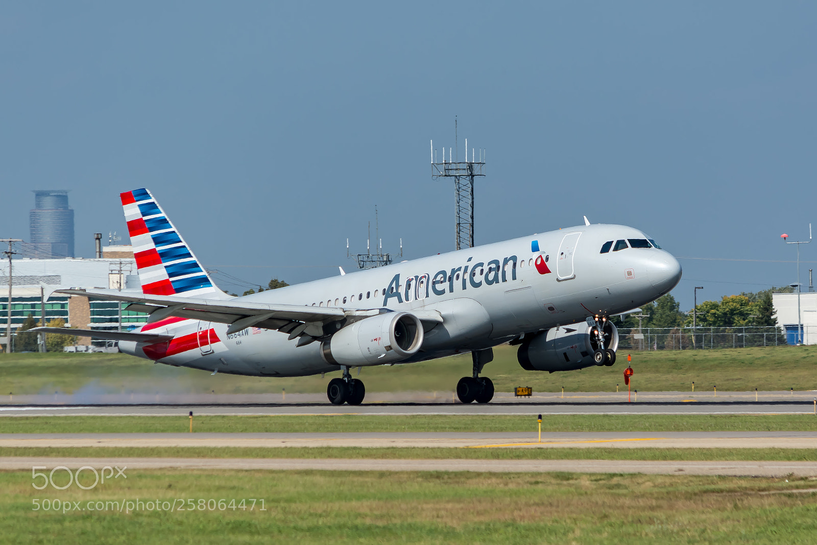 Nikon D7100 sample photo. American airlines airbus a320-232 photography