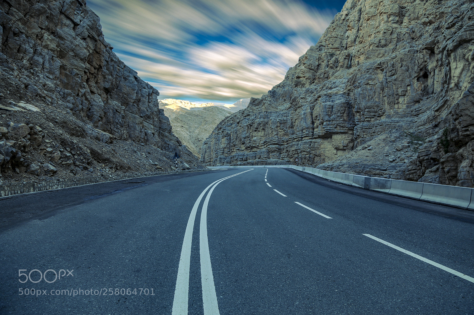 Canon EOS 6D sample photo. Mountain road photography