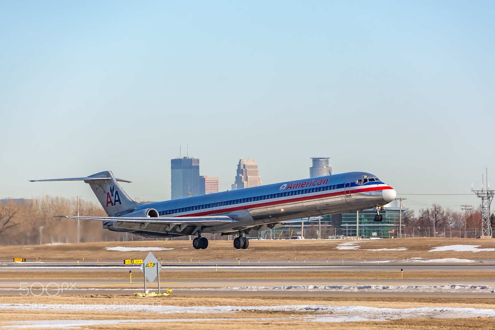 Nikon D7100 sample photo. American airlines mcdonnell douglas photography