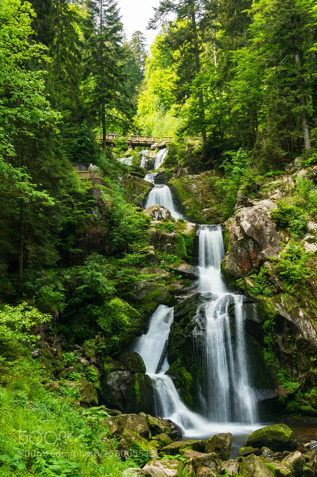 Sony a6300 sample photo. Triberg waterfall in germany photography
