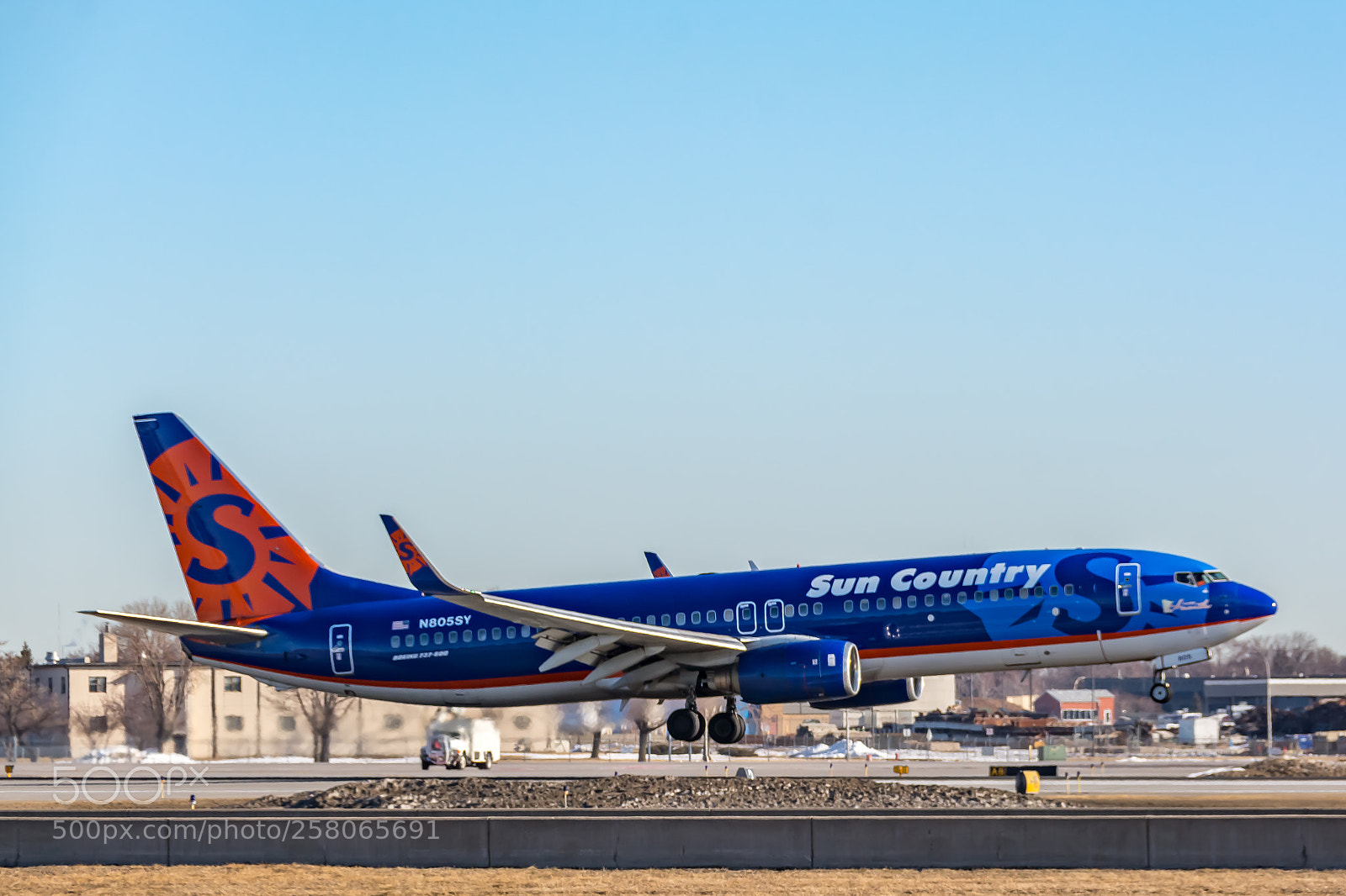 Nikon D7100 sample photo. Sun country airlines boeing photography