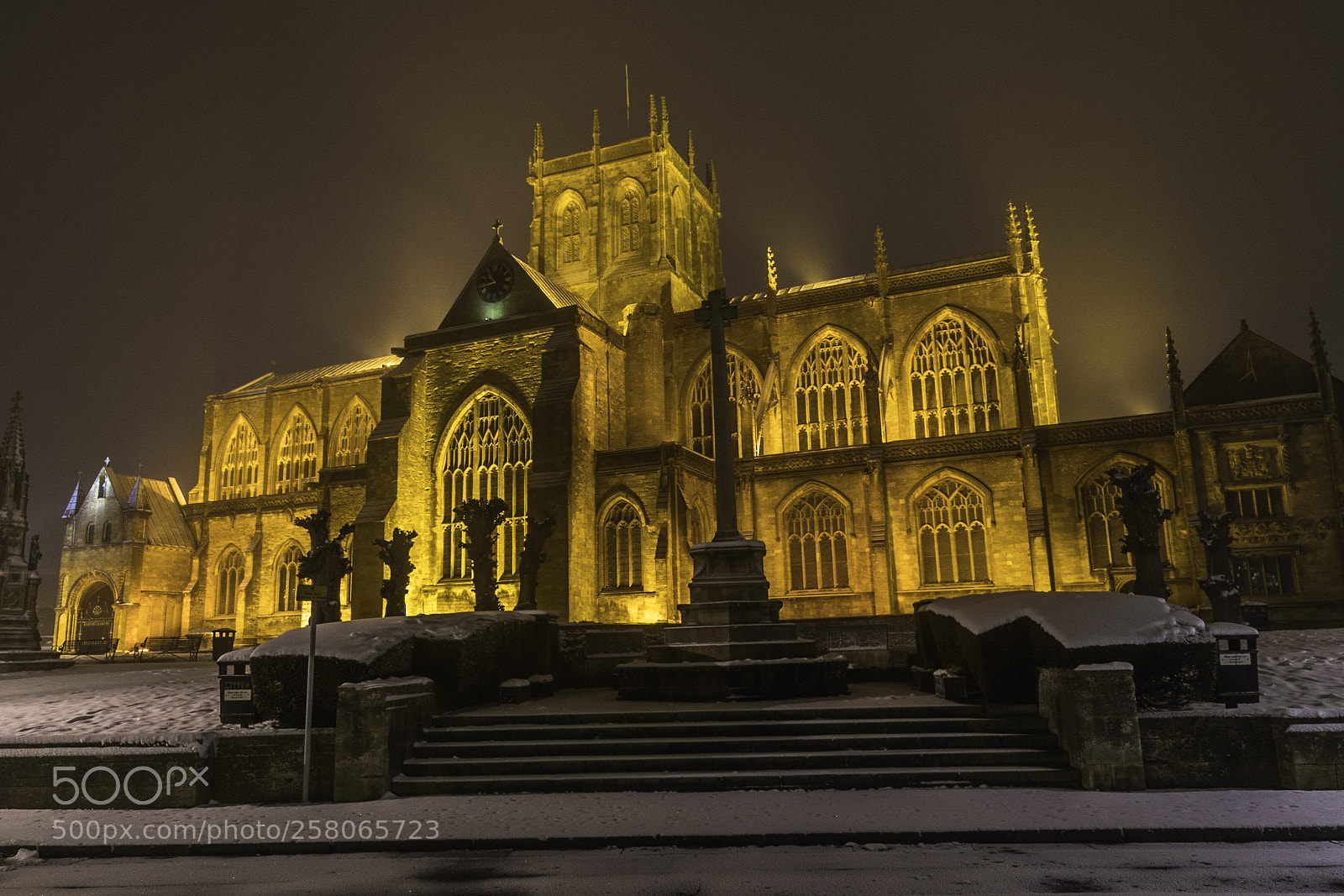 Nikon D500 sample photo. Sherborne abbey photography