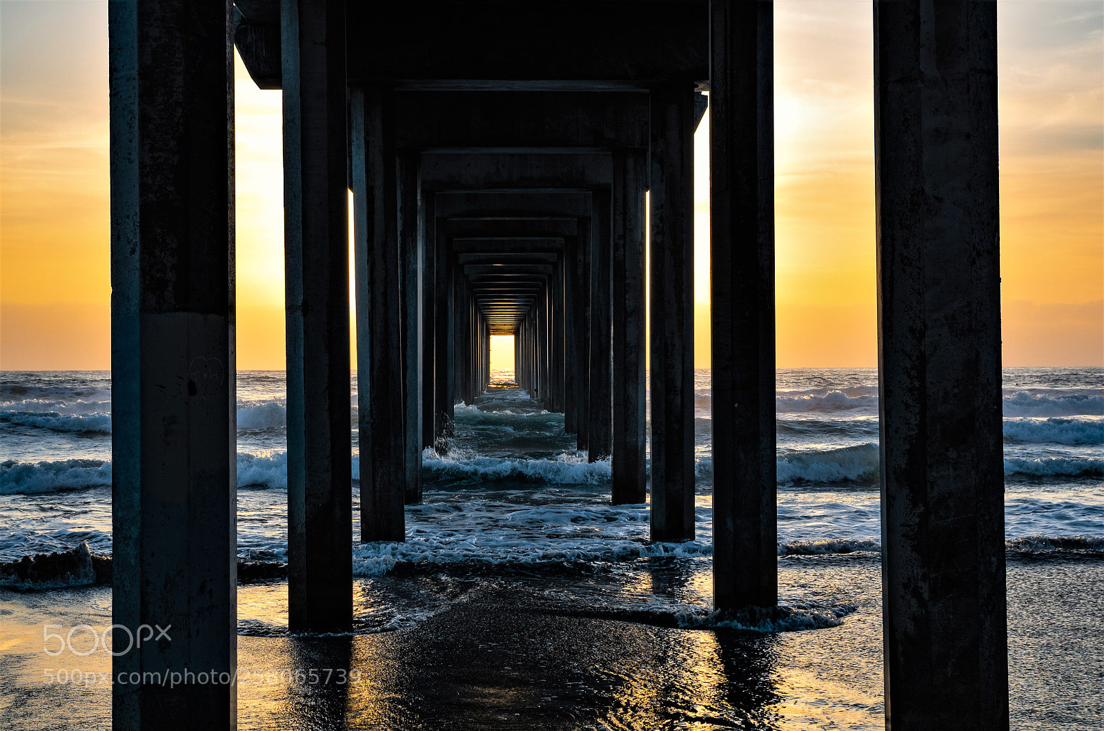 Pentax K-50 sample photo. Under the boardwalk photography