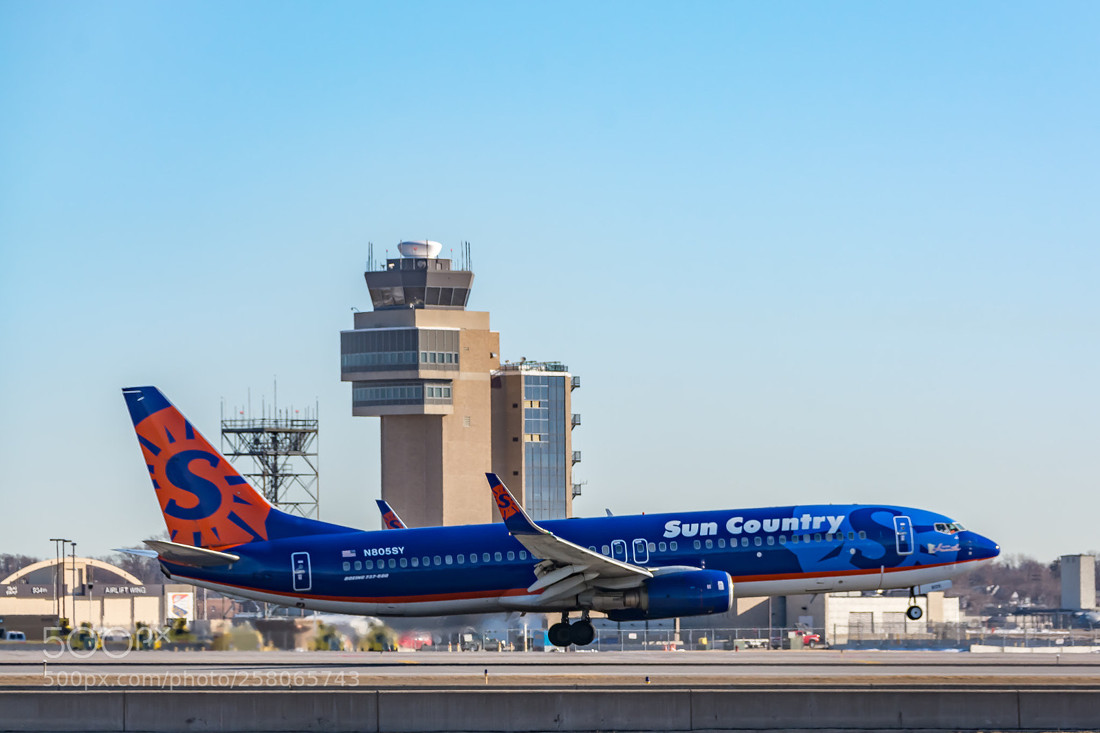 Nikon D7100 sample photo. Sun country airlines boeing photography