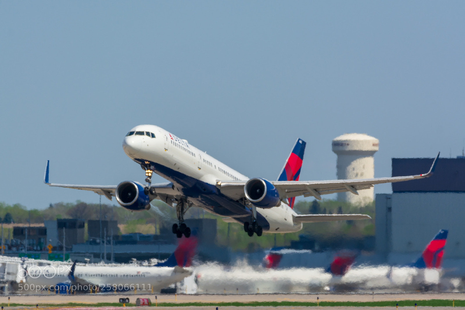 Nikon D7100 sample photo. Delta air lines boeing photography