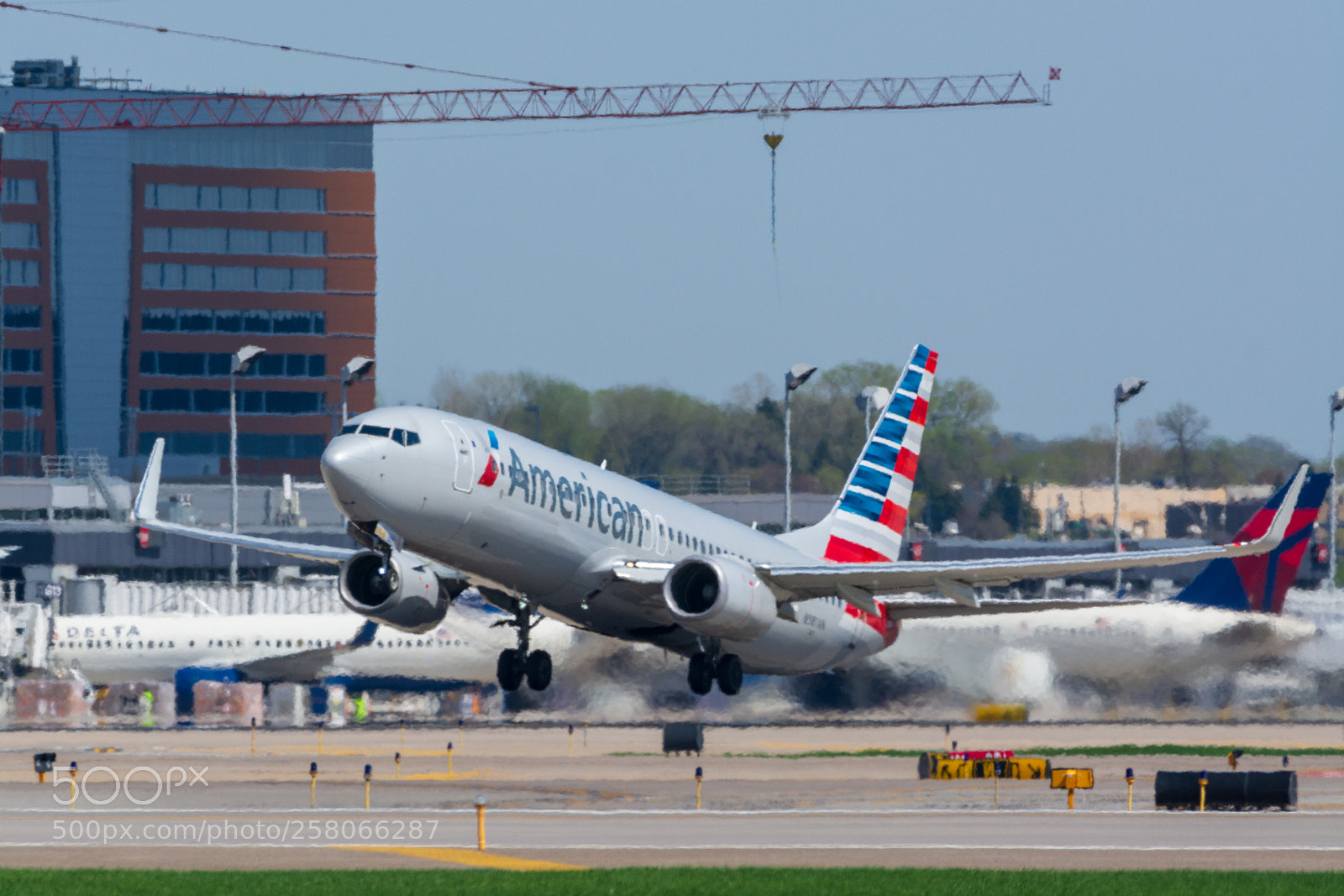 Nikon D7100 sample photo. American airlines boeing 737-823 photography