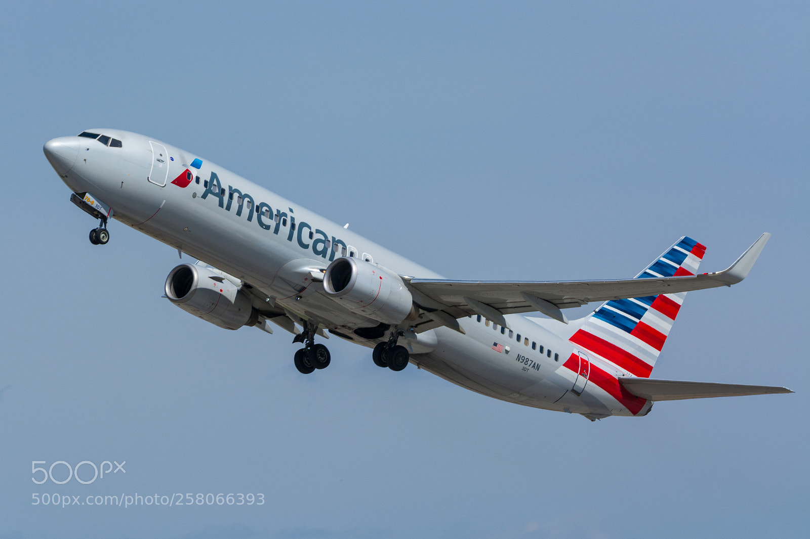 Nikon D7100 sample photo. American airlines boeing 737-823 photography