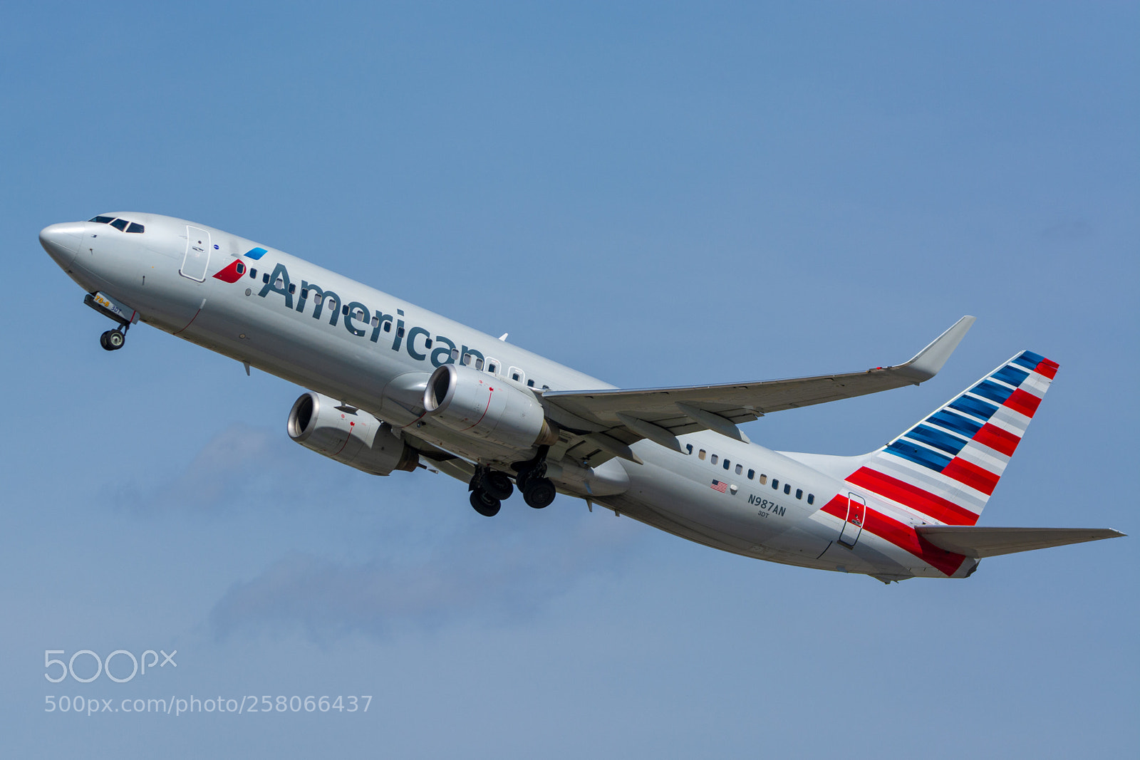 Nikon D7100 sample photo. American airlines boeing 737-823 photography