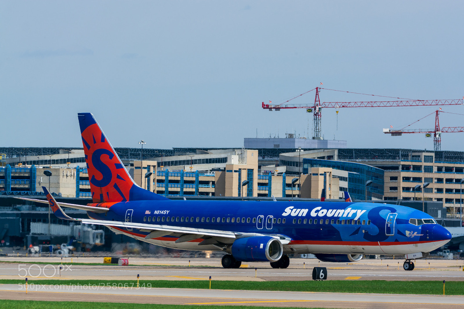 Nikon D7100 sample photo. Sun country airlines boeing photography