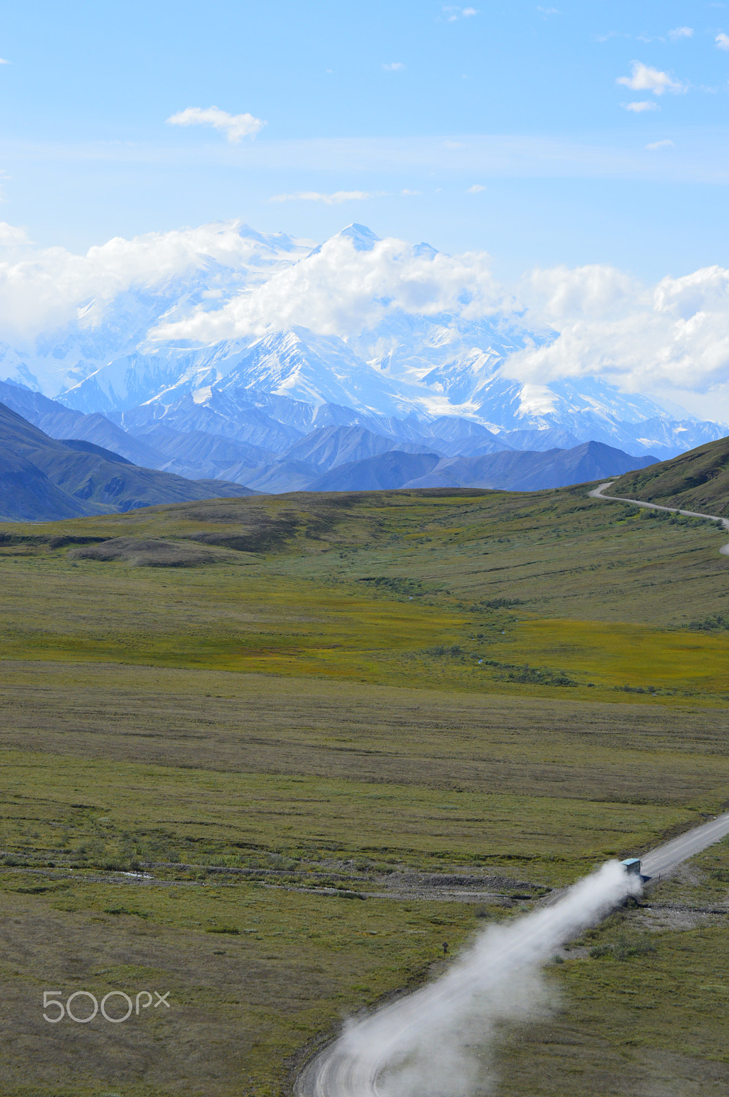 Nikon D3200 sample photo. The road to mount denali. denali national park. photography