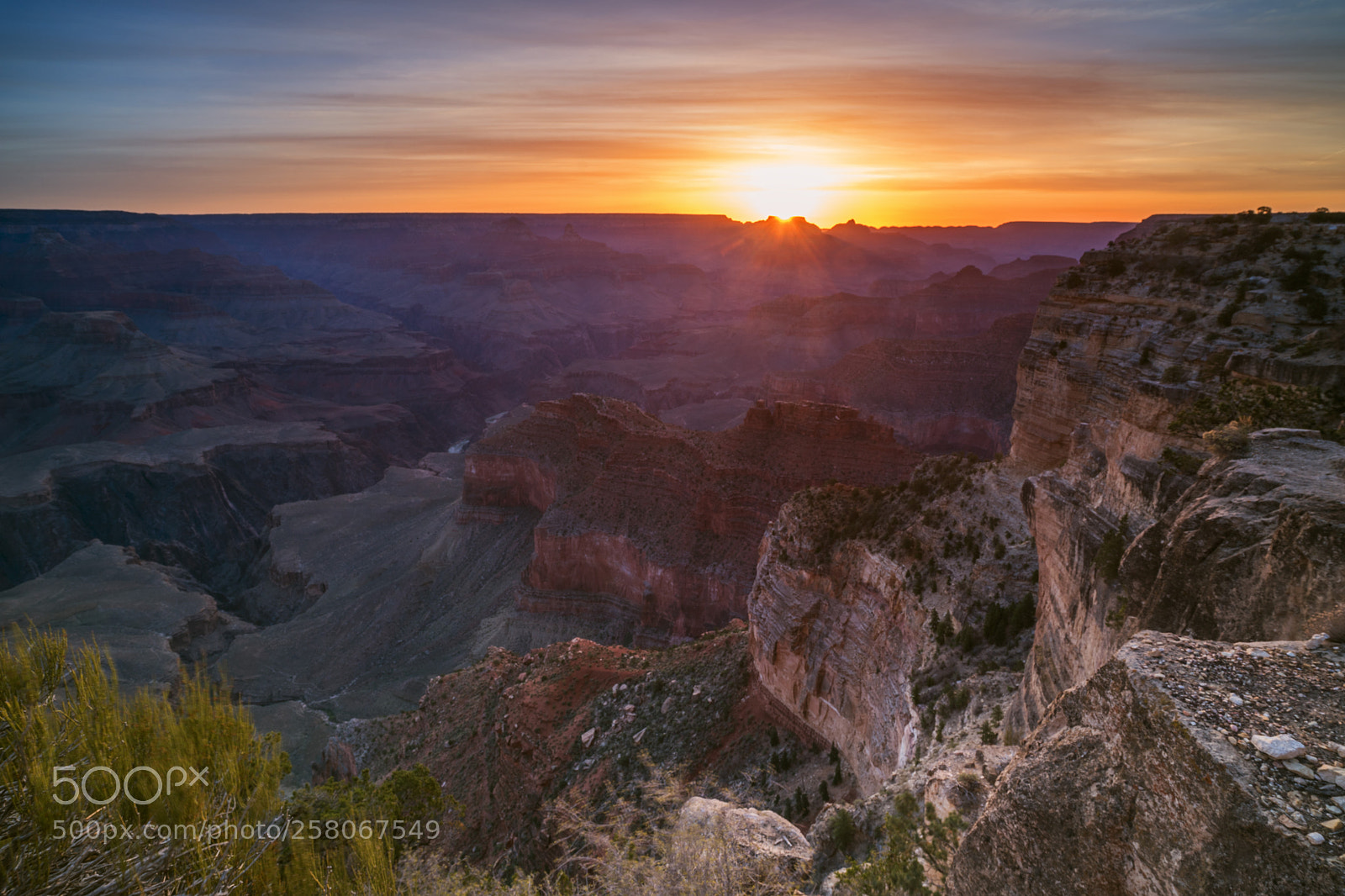 Sony a7 II sample photo. Hopi point at sunrise photography