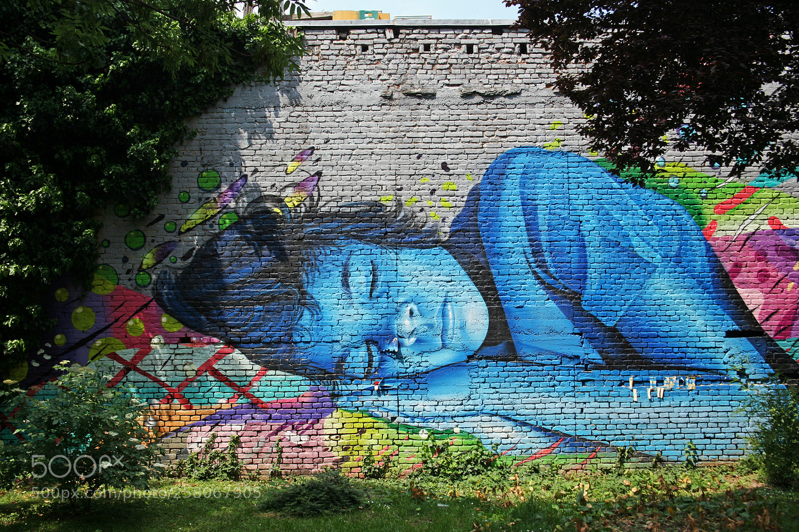 Canon EOS 5D sample photo. Wall paintings in zagreb,croatia,europe,3 photography