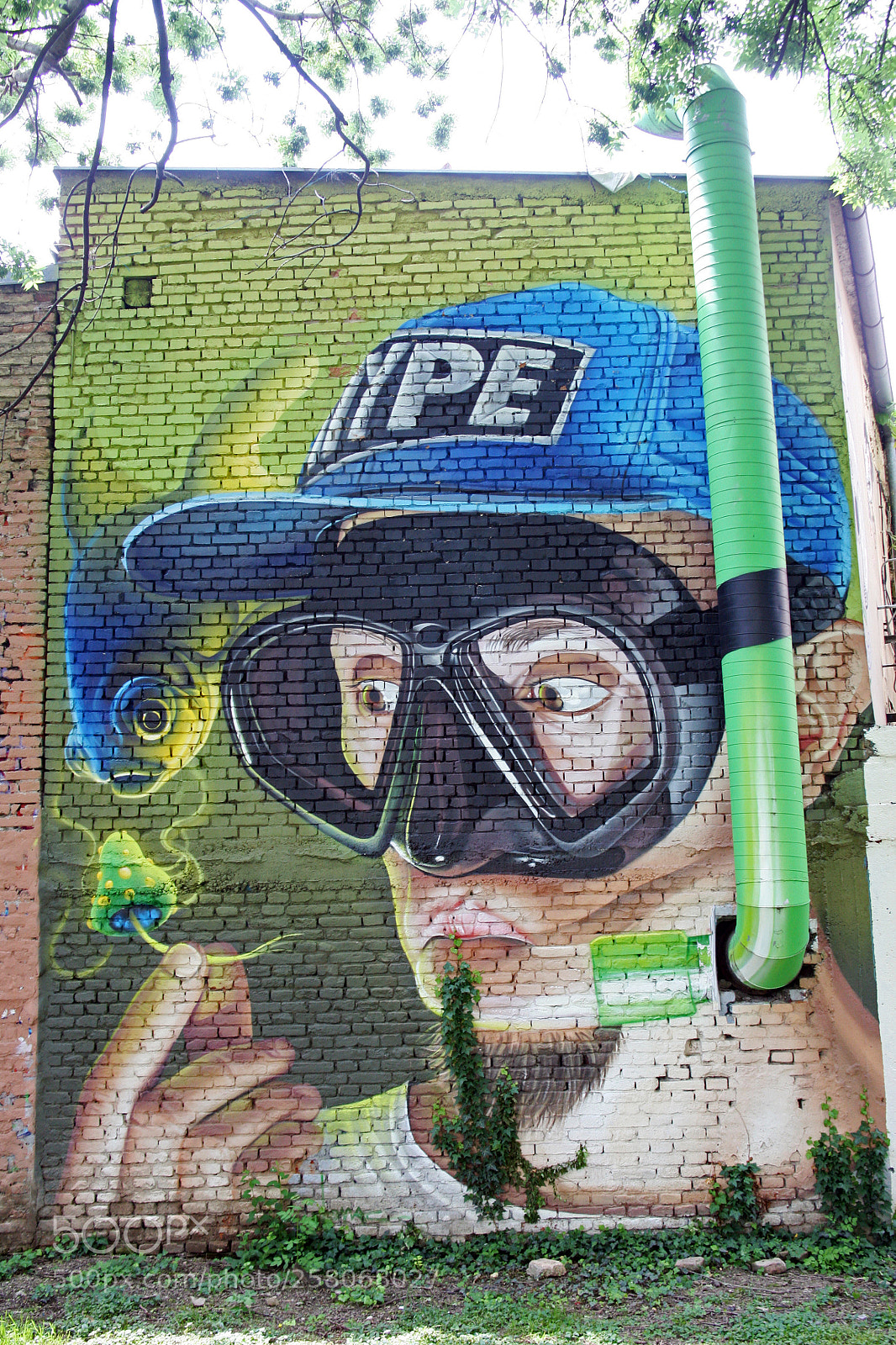 Canon EOS 5D sample photo. Wall paintings in zagreb,croatia,europe,9 photography