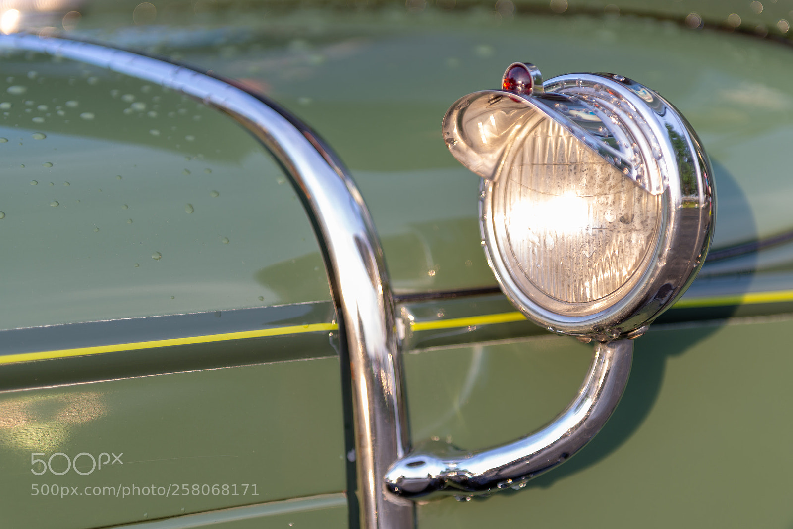 Nikon D600 sample photo. Headlamp and chrome detail photography