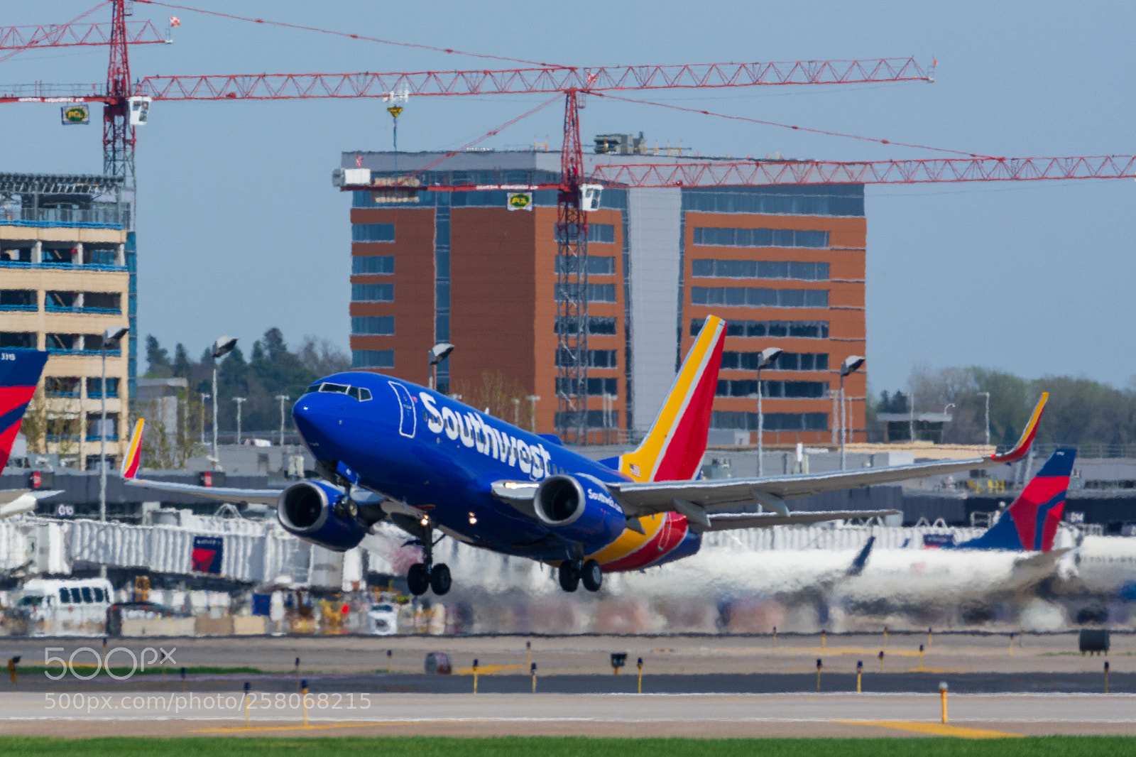 Nikon D7100 sample photo. Southwest airlines boeing 737-7h4 photography