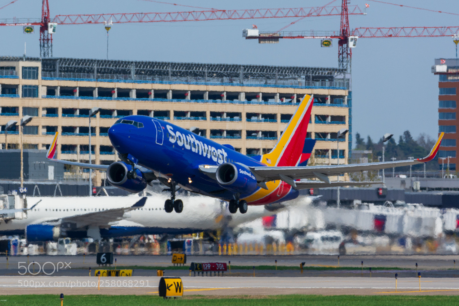 Nikon D7100 sample photo. Southwest airlines boeing 737-7h4 photography