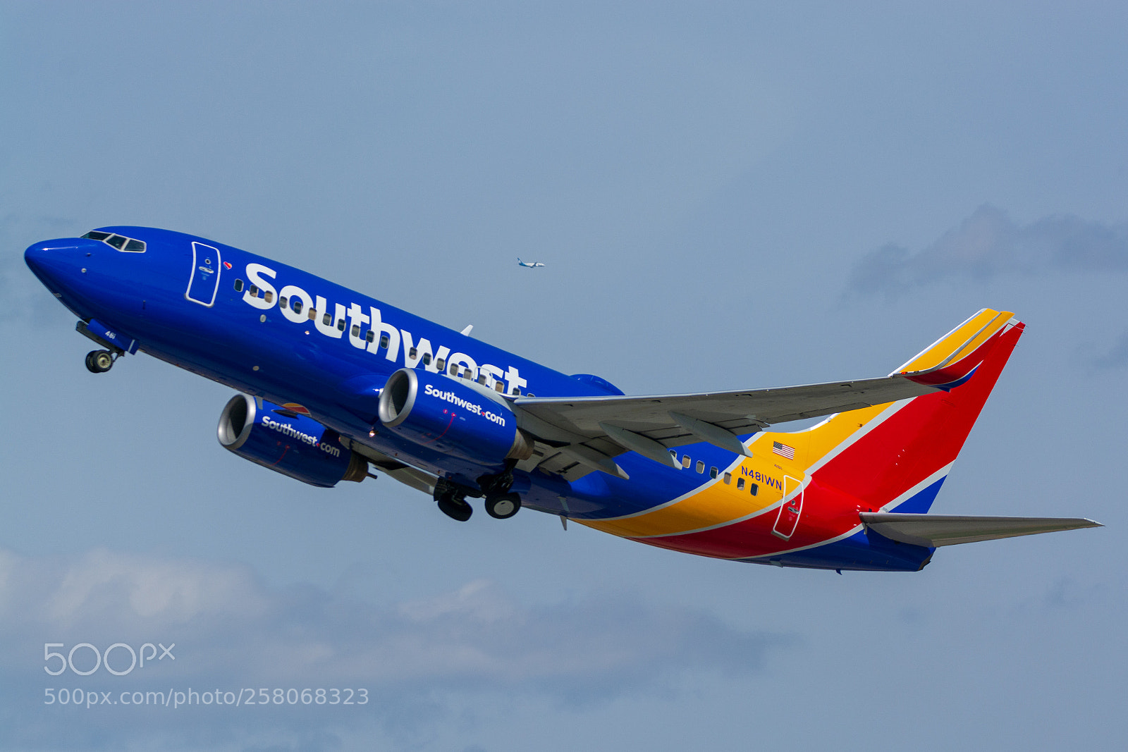 Nikon D7100 sample photo. Southwest airlines boeing 737-7h4 photography