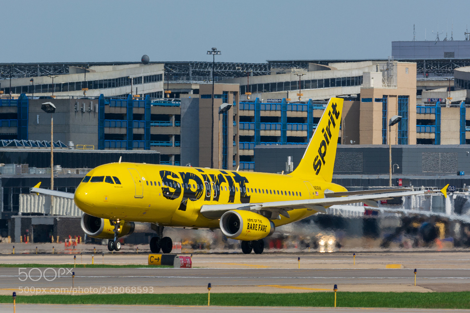 Nikon D7100 sample photo. Spirit airlines airbus a320-232 photography