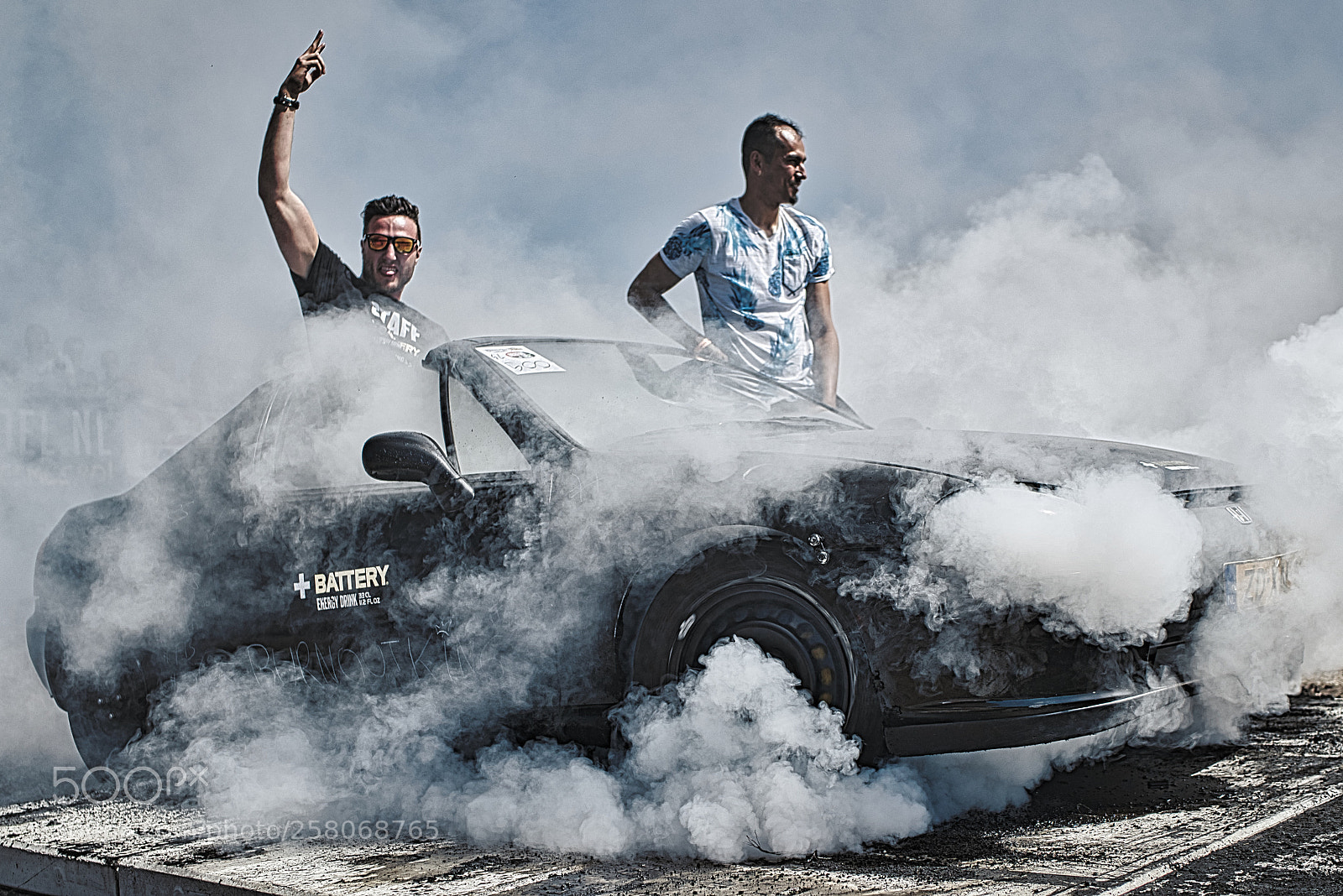 Sony a7R III sample photo. Burn-out 05. japfest circuit photography