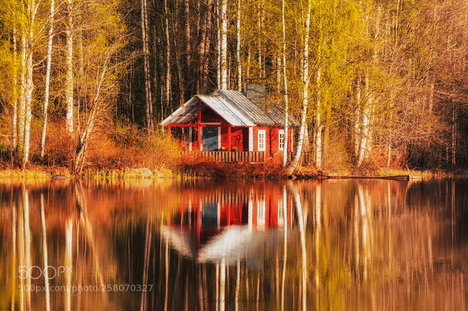 Nikon D300 sample photo. Lakeside sauna photography