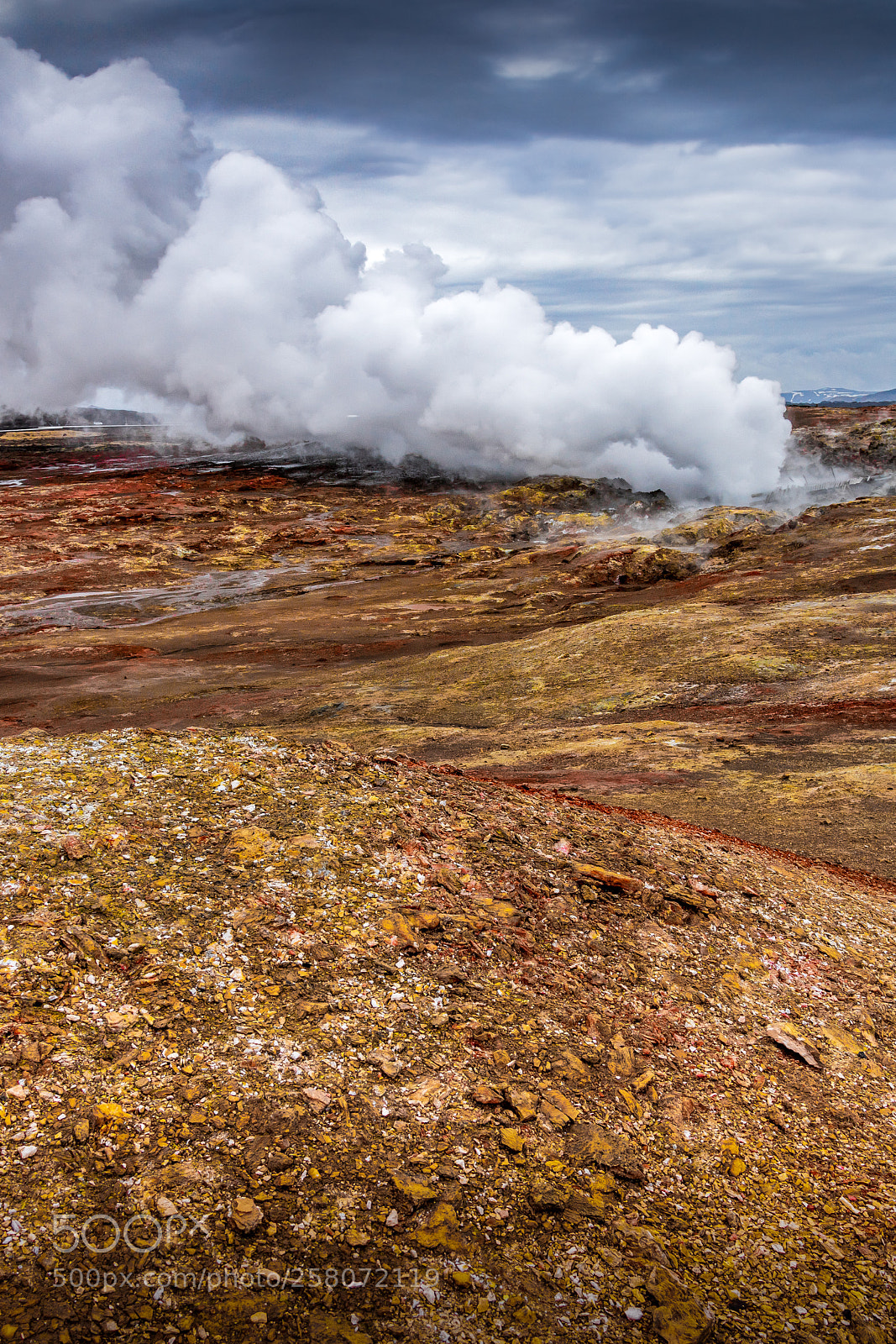 Canon EOS 760D (EOS Rebel T6s / EOS 8000D) sample photo. Gunnuhver geothermal steam vent photography