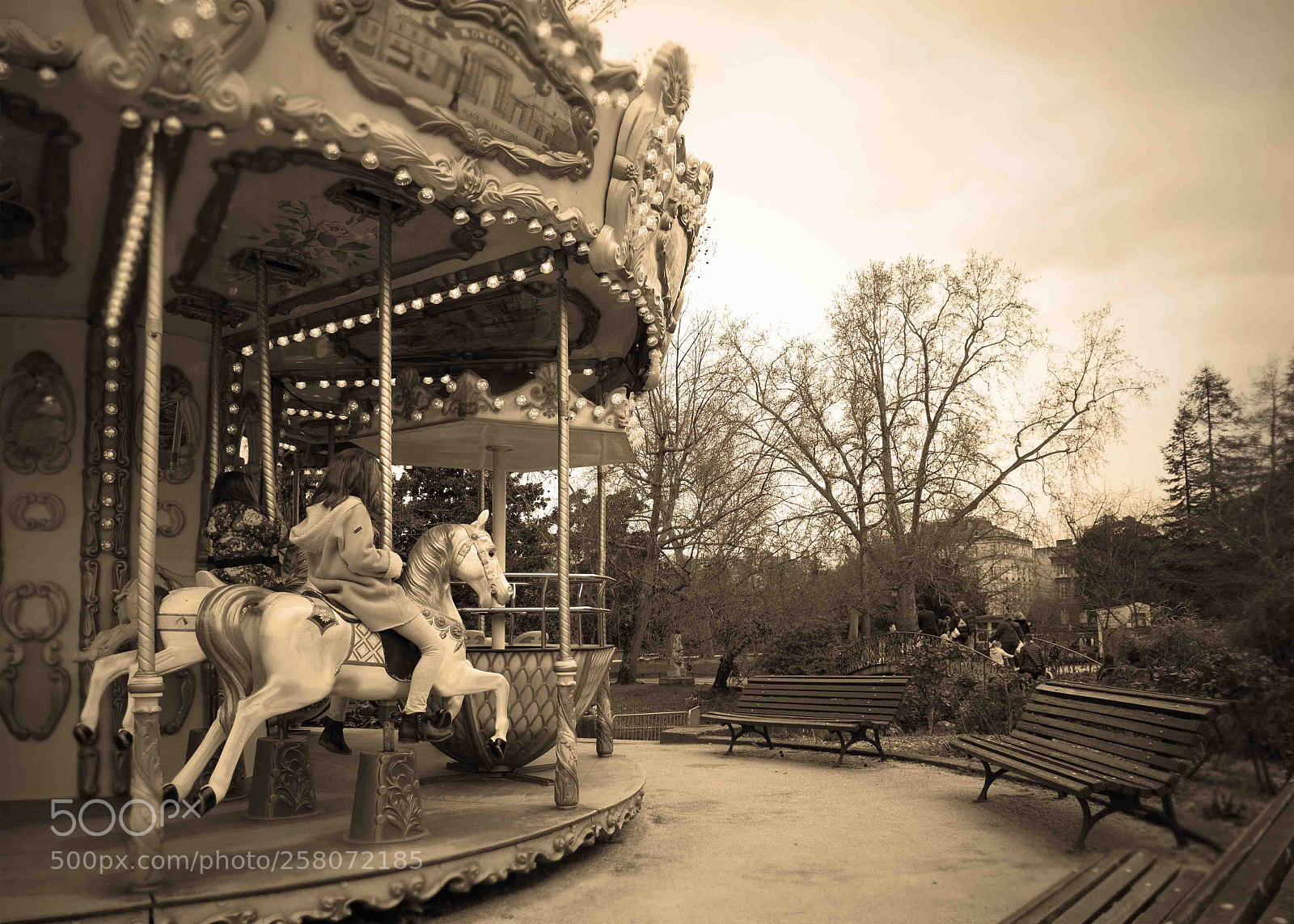 Nikon D610 sample photo. Carrousel - merry-go-round photography