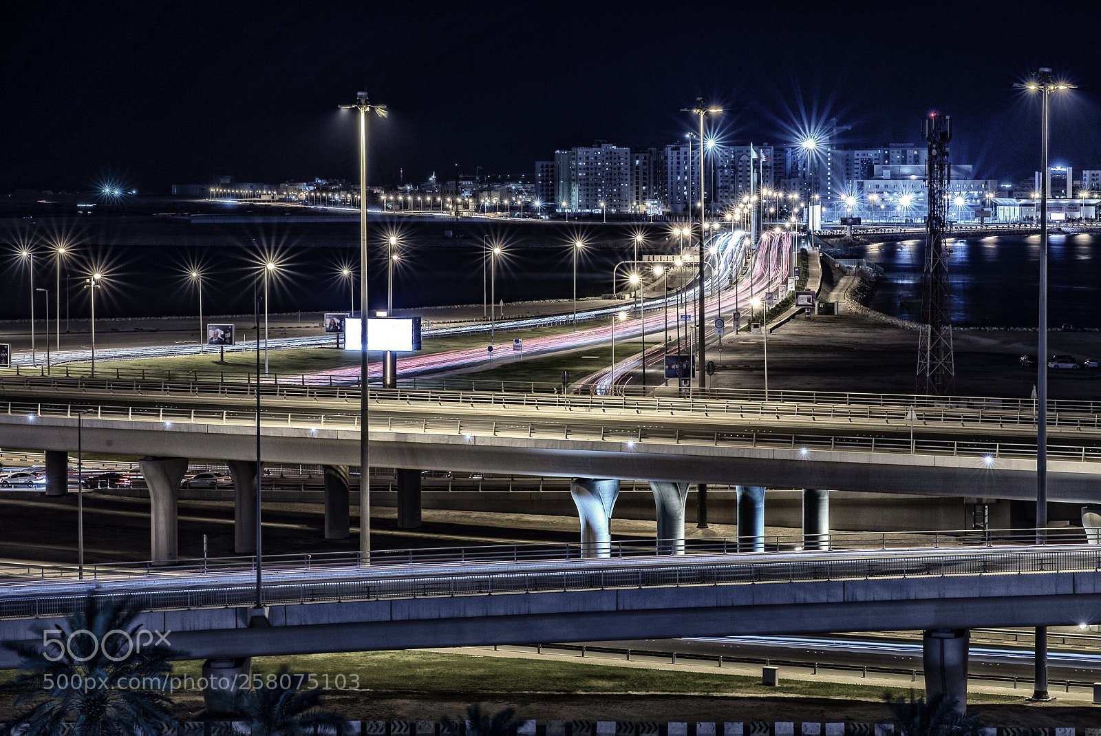 Nikon D750 sample photo. Bahrain at night photography
