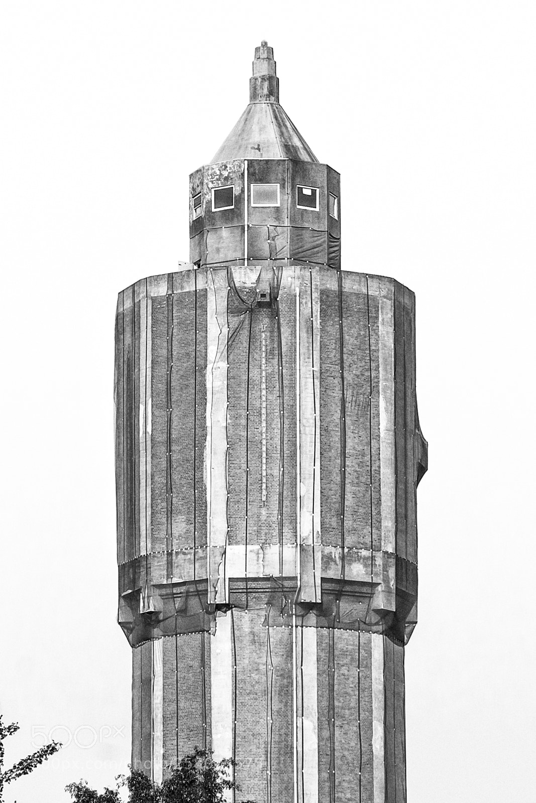 Nikon D300 sample photo. Water tower (1929) photography