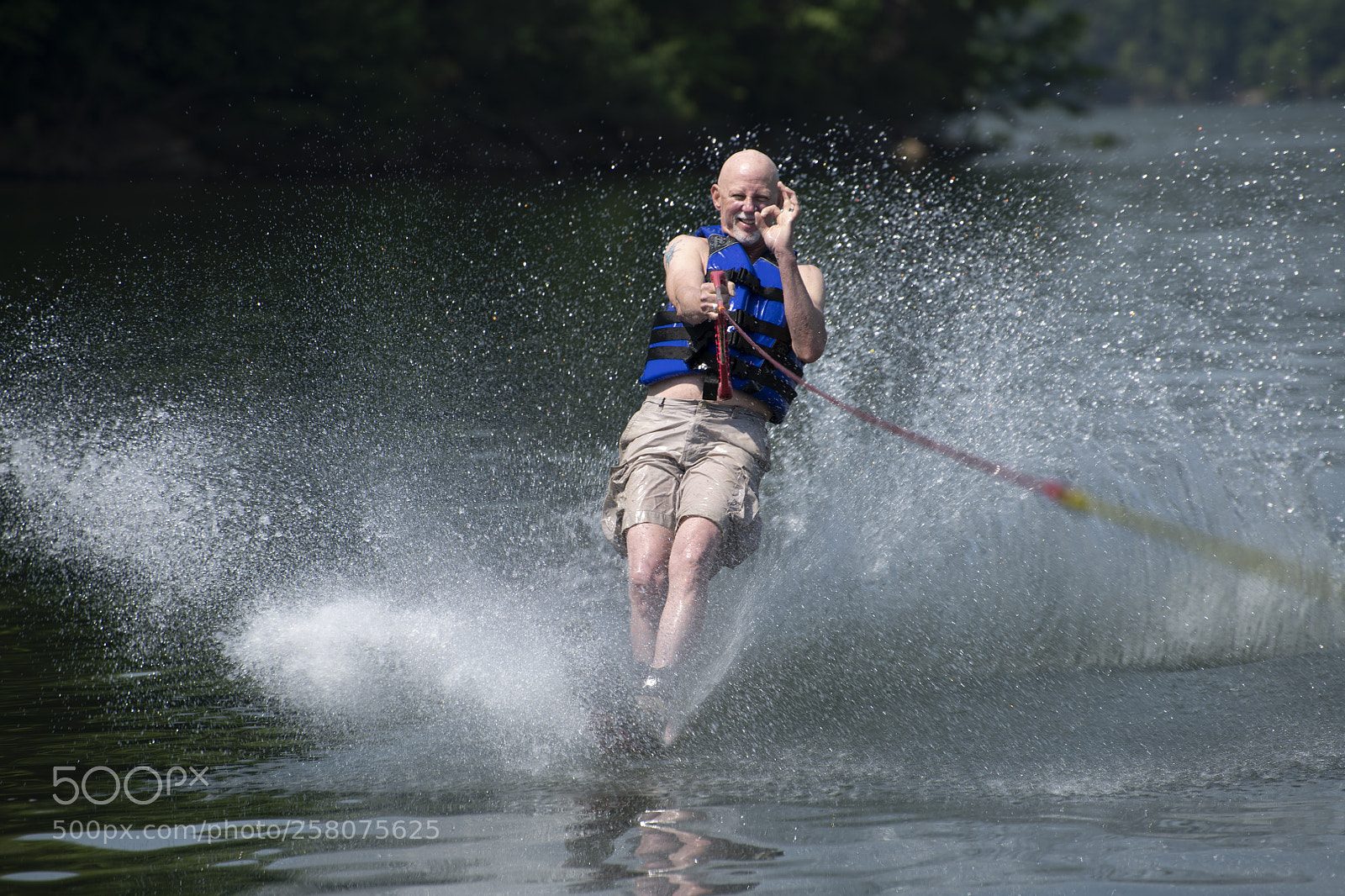 Nikon D850 sample photo. Skiing smith lake photography