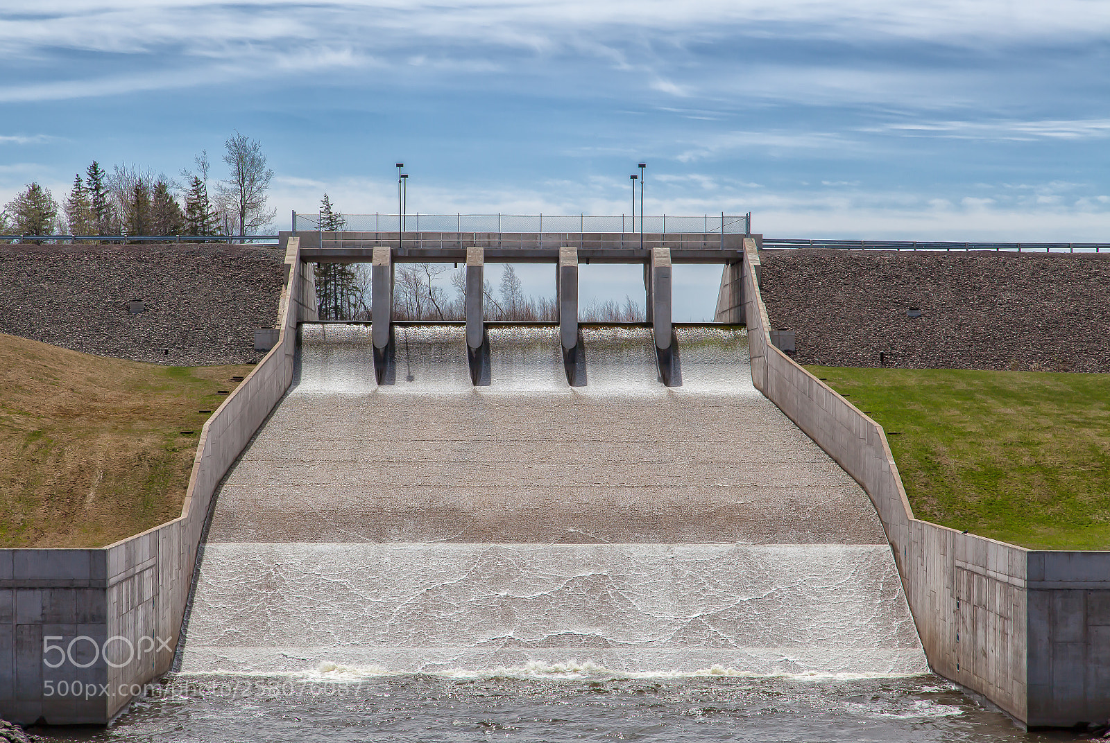 Canon EOS 5D Mark II sample photo. Water over the dam photography
