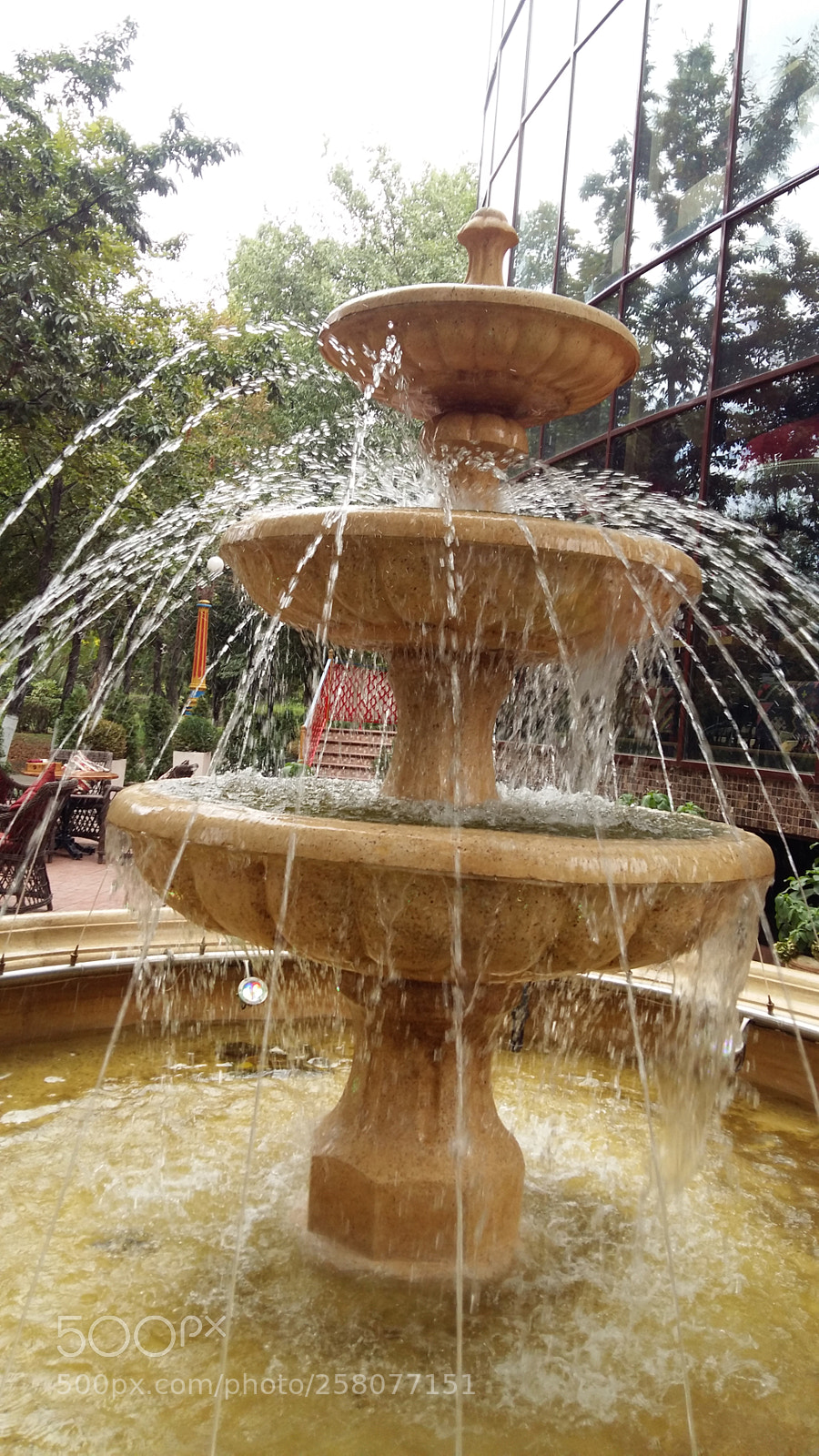 Samsung Galaxy A5 sample photo. Fountain photography