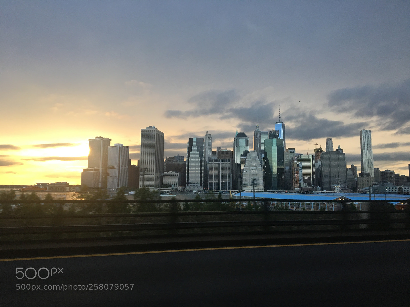 Apple iPhone 6s sample photo. Beautifull sunset on manhattan photography