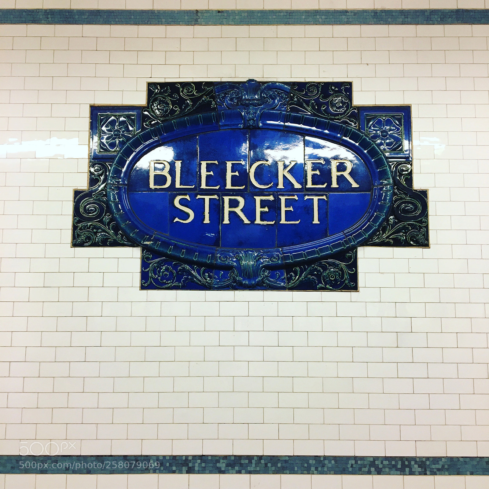Apple iPhone 6s sample photo. Bleeker street subway stop photography