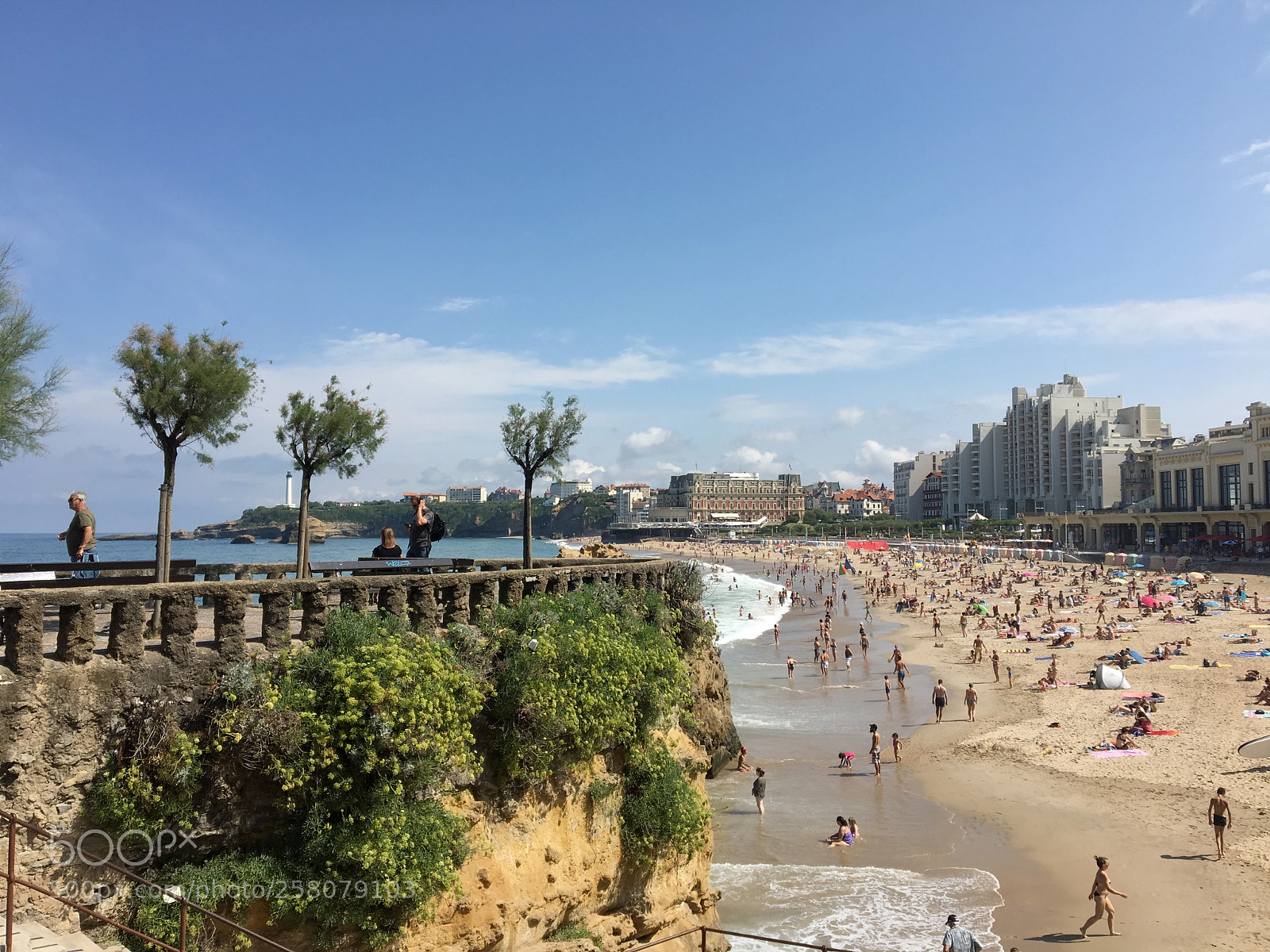 Apple iPhone 6s sample photo. Sunny day in biaritz photography