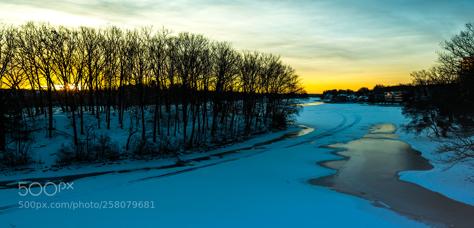 Sony a6300 sample photo. A winter sunrise photography