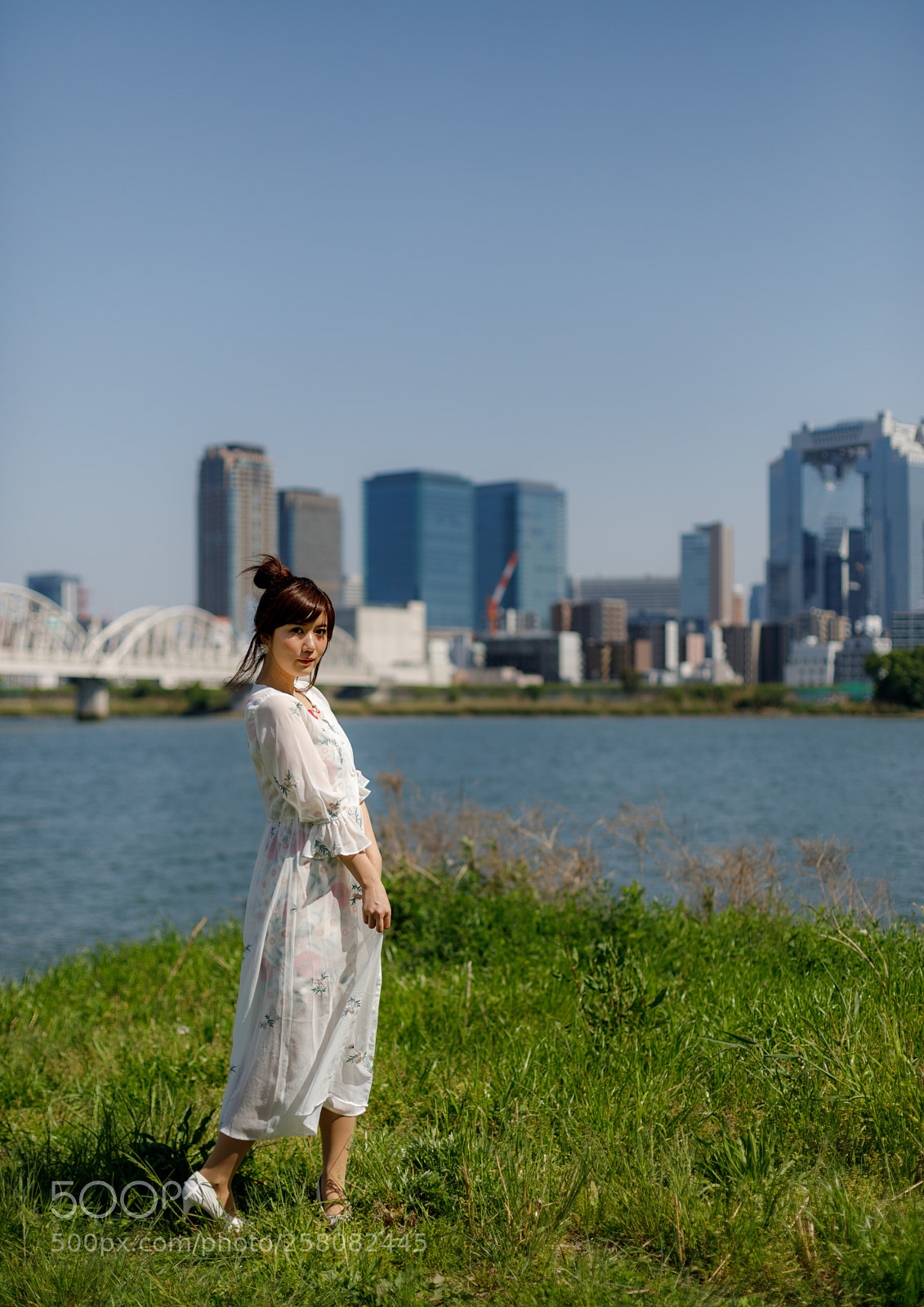 Canon EOS 5D Mark IV sample photo. Osaka river side photography