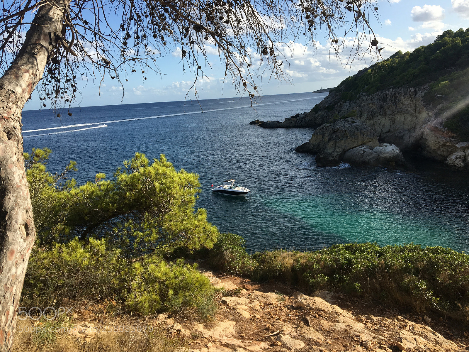 Apple iPhone 6s sample photo. Small creek in majorca photography