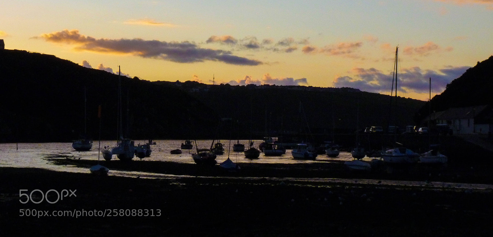 Panasonic Lumix DMC-FZ35 (Lumix DMC-FZ38) sample photo. Lower town sunset, fishguard photography