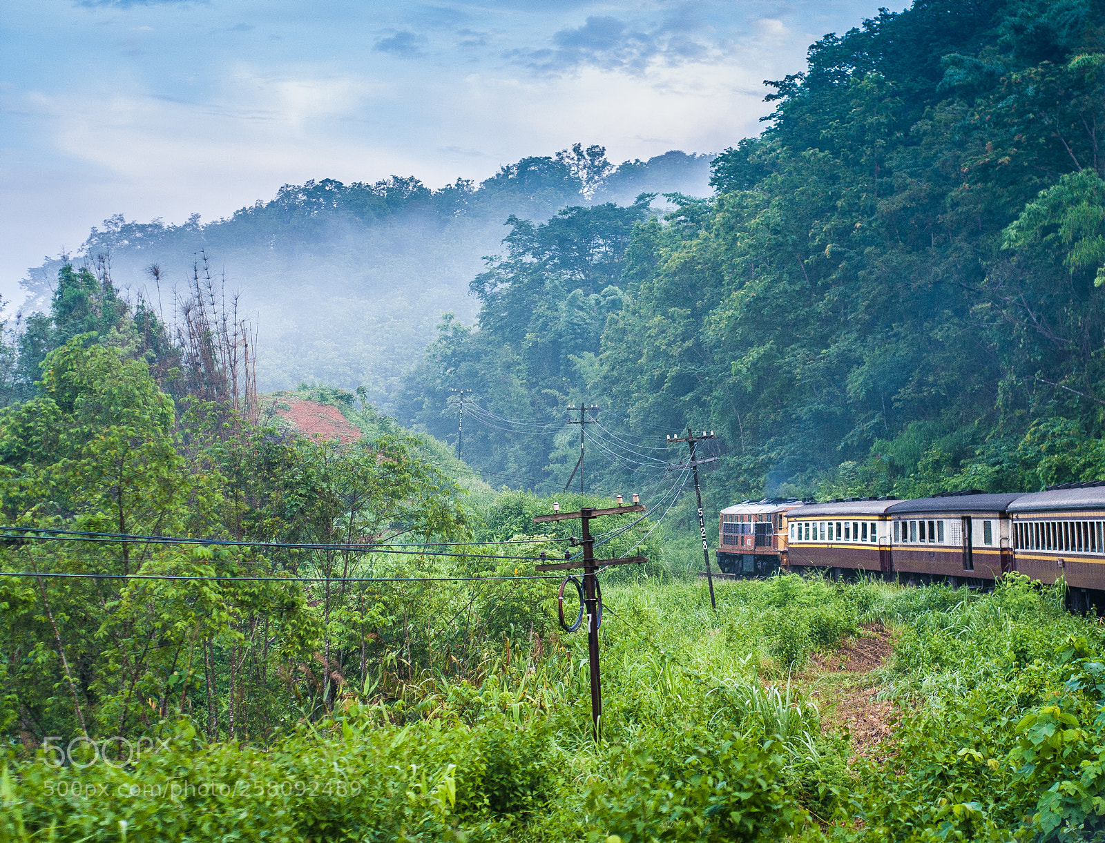 Nikon D300S sample photo. Jungle train in thailand photography