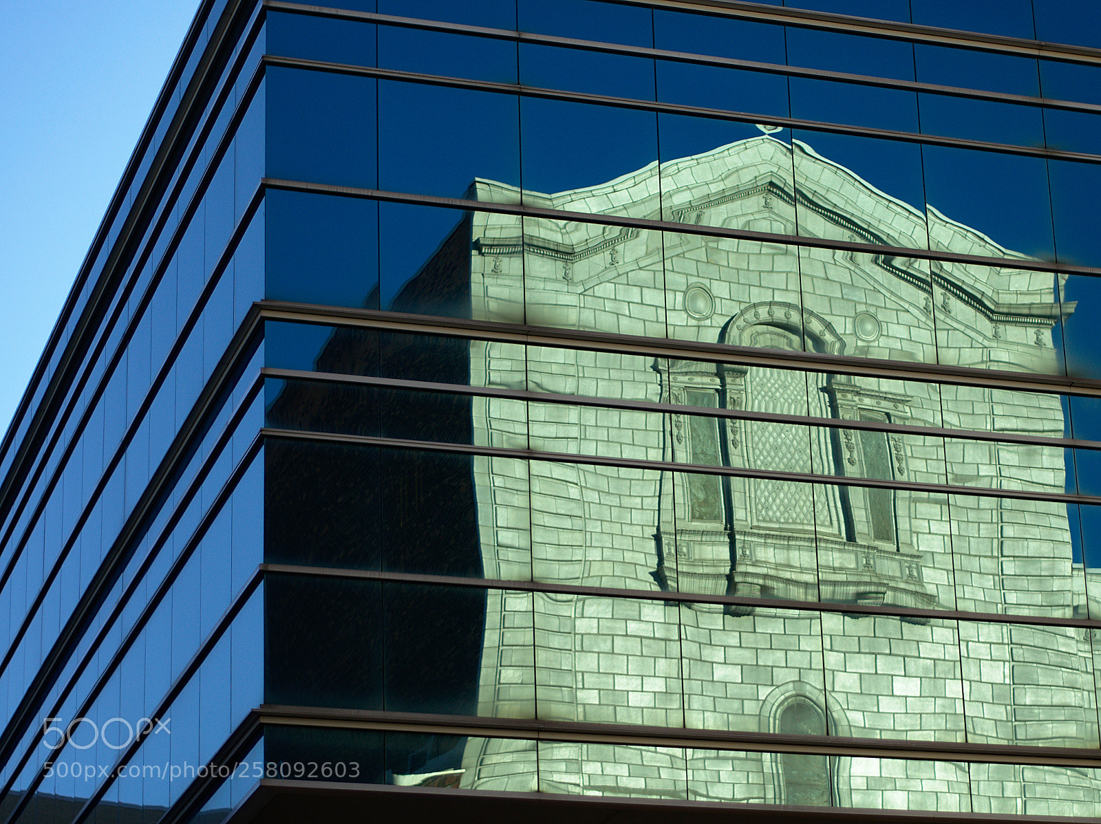 Nikon D5300 sample photo. Old reflected in new photography
