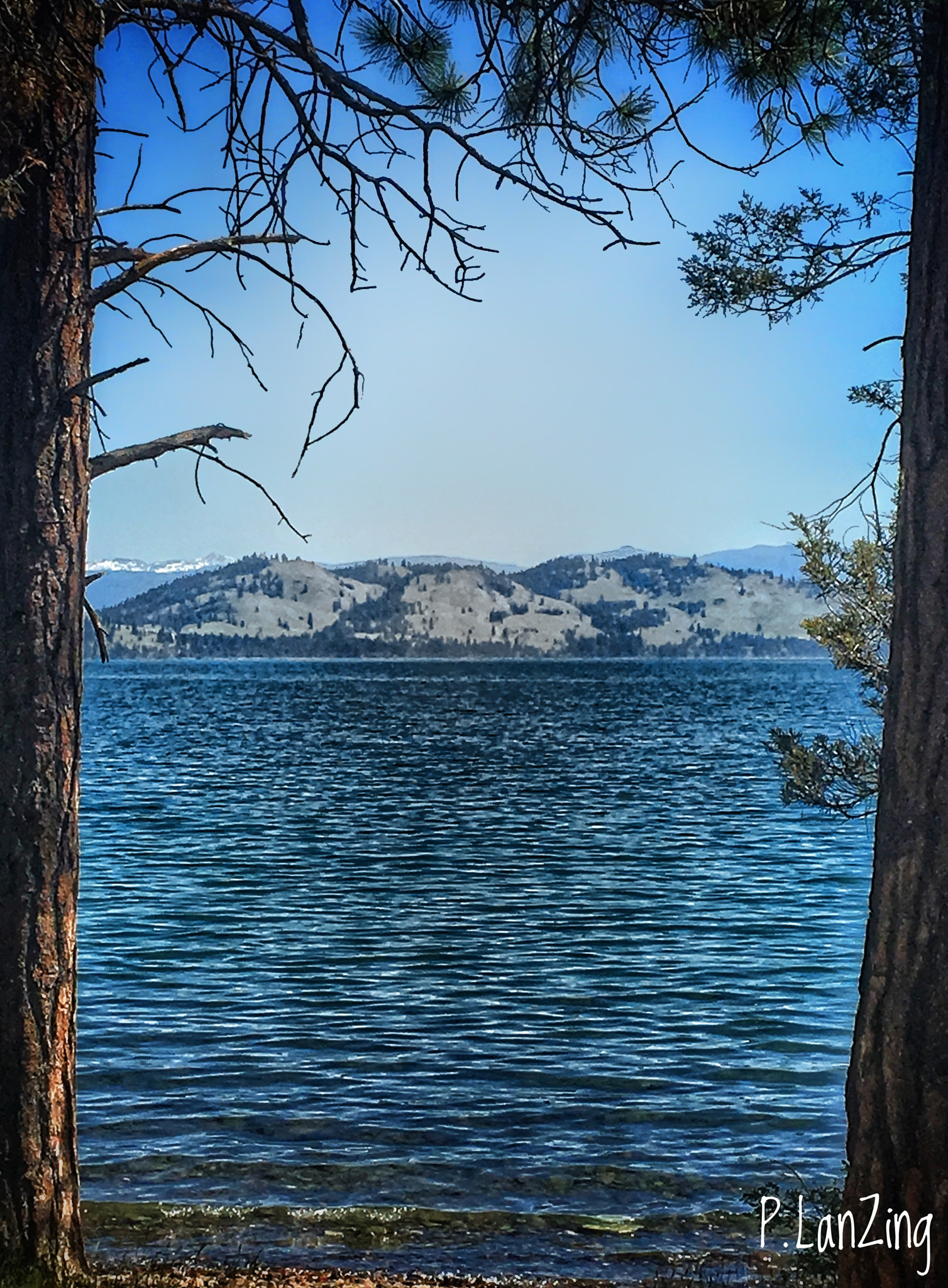 Apple iPad Pro sample photo. Flathead lake, montana photography