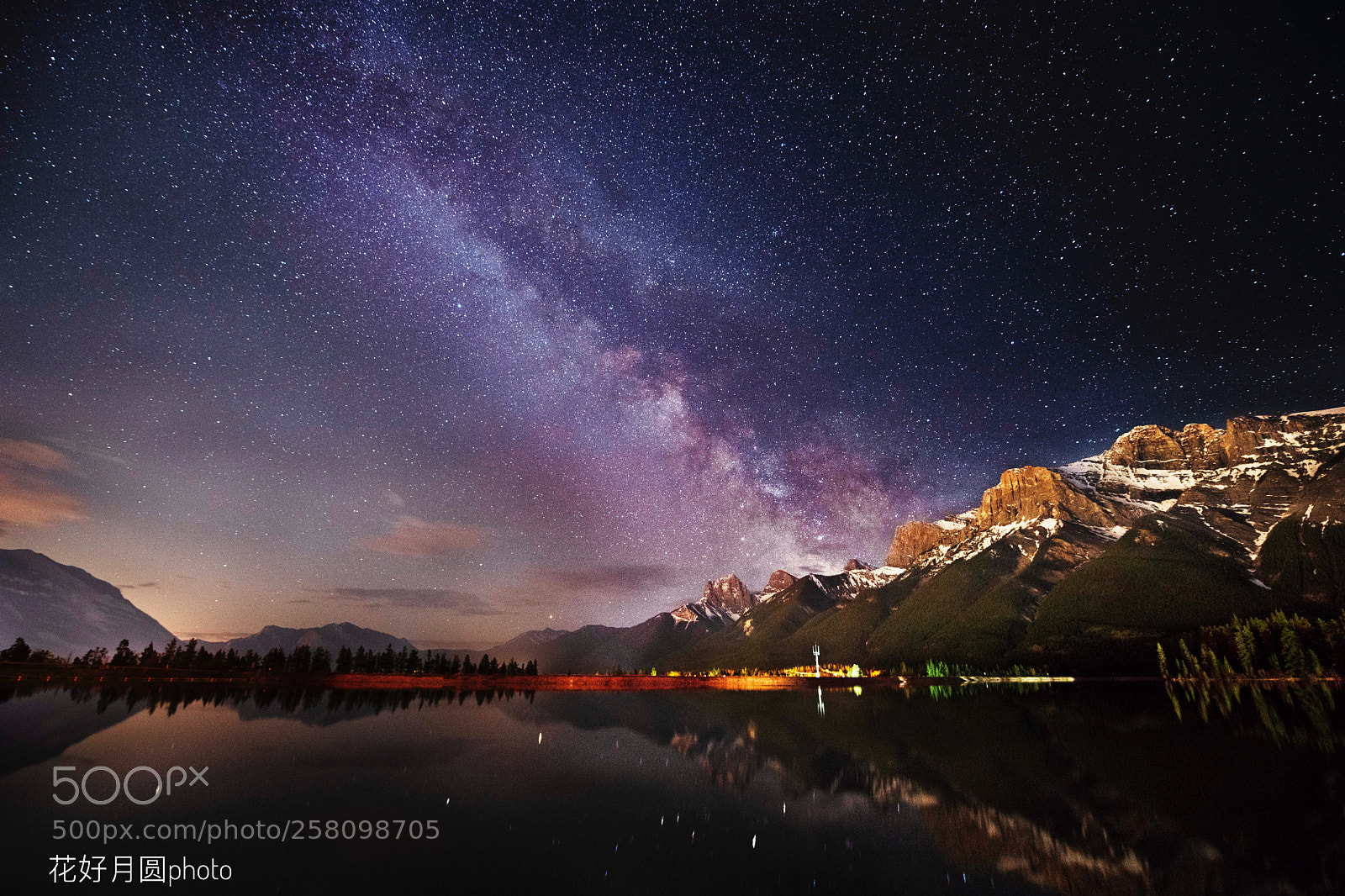 Nikon D850 sample photo. Midnight in canmore photography