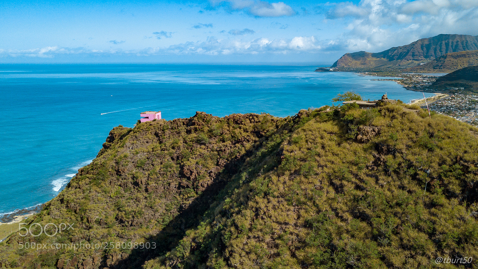 DJI FC220 sample photo. Puu o hulu photography