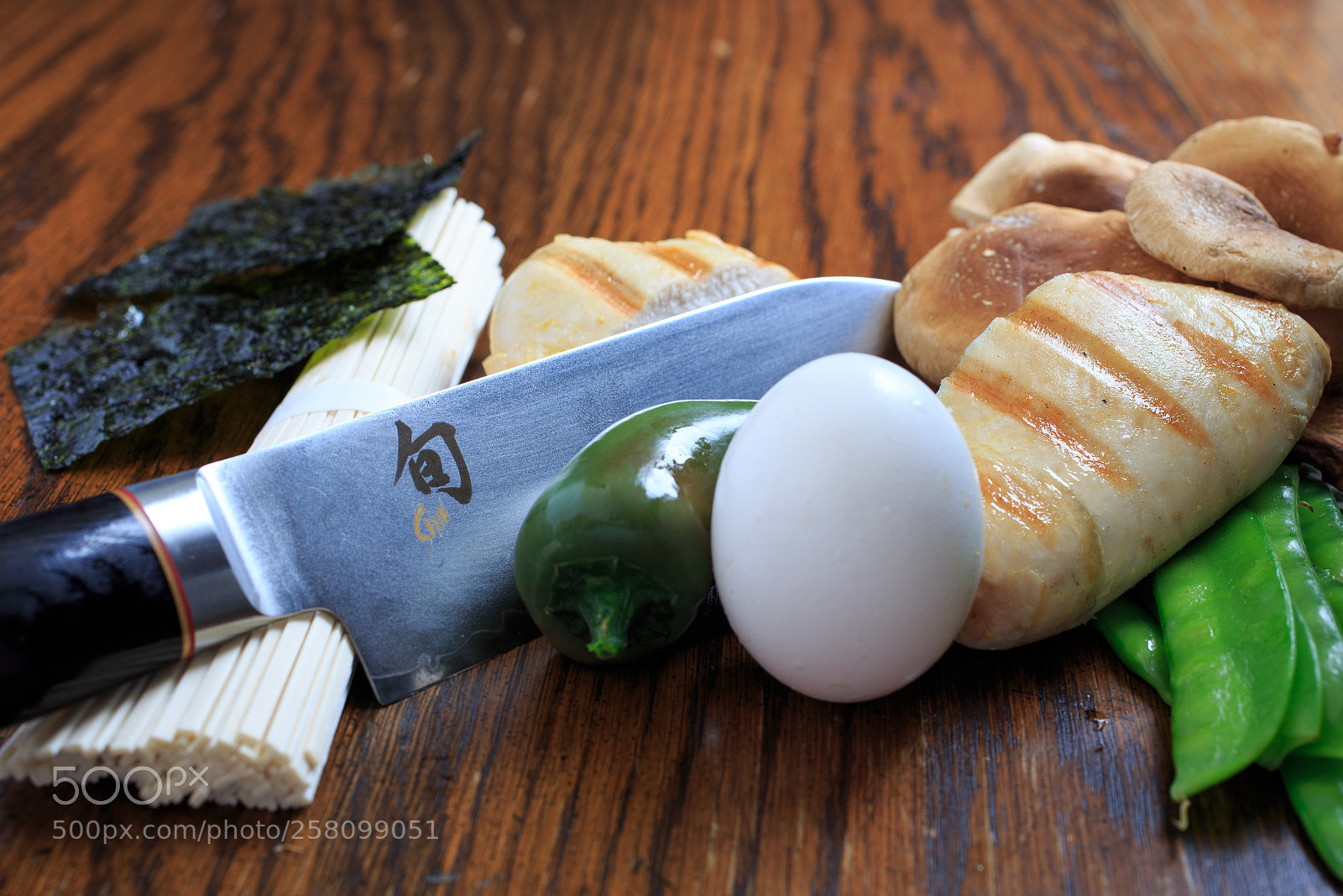 Canon EOS 6D sample photo. Ramen ingredients photography